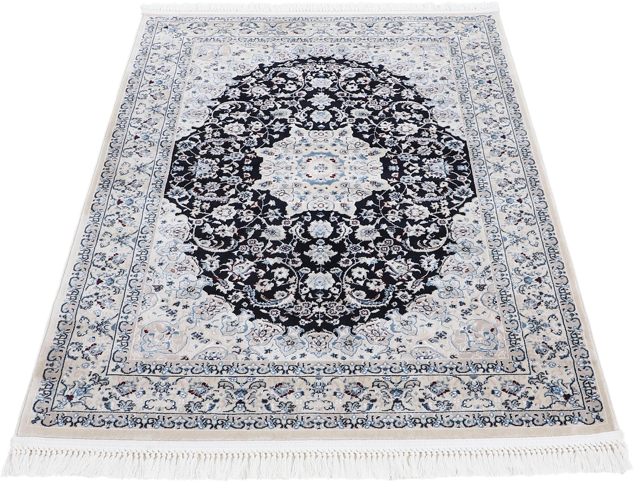 carpetfine Teppich »Nain Diane«, rechteckig, 8 mm Höhe, Kurzflorteppich, Orient Look