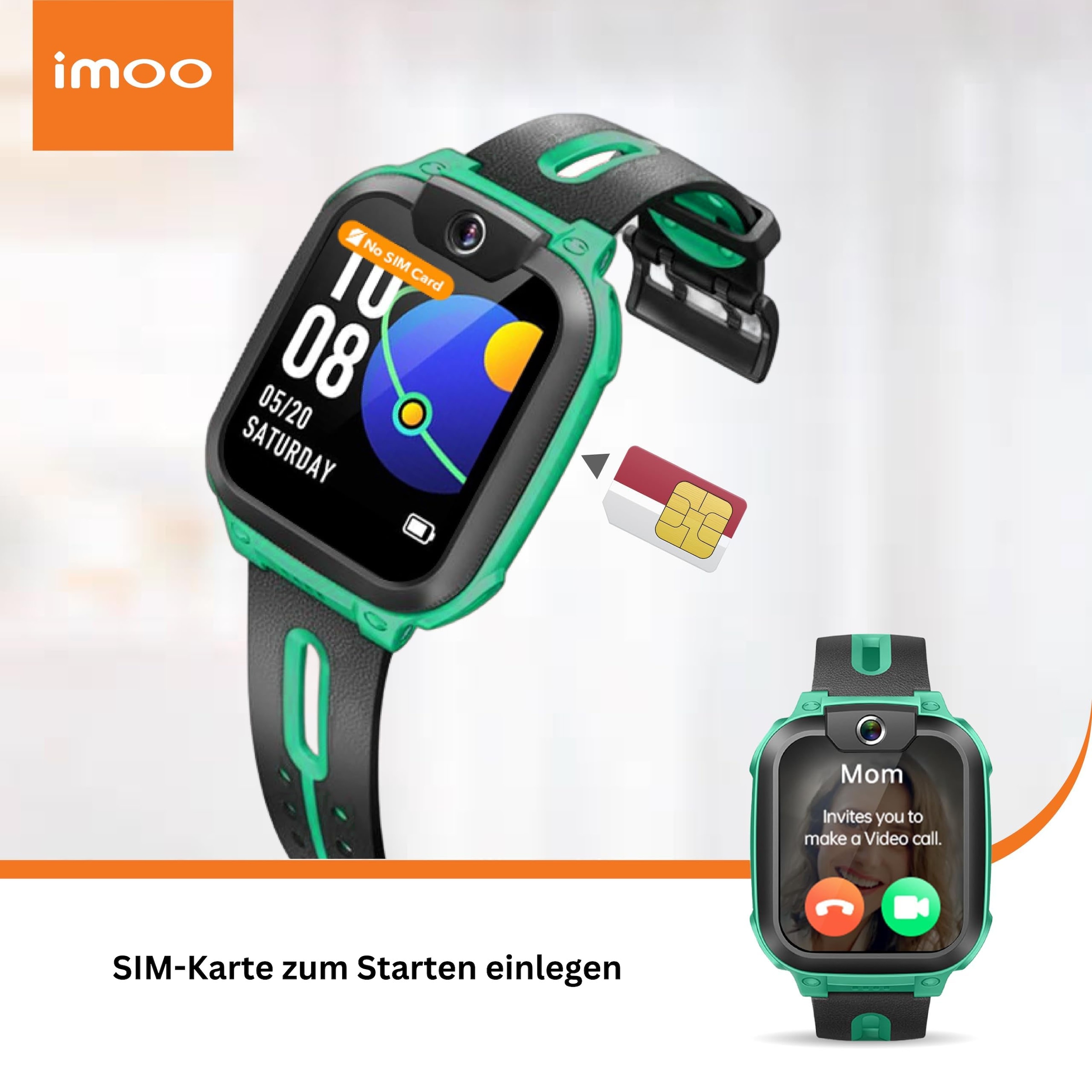 Imoo Smartwatch »Watch Phone Z1 Kinder« (3,3 cm / 1,3 ″)