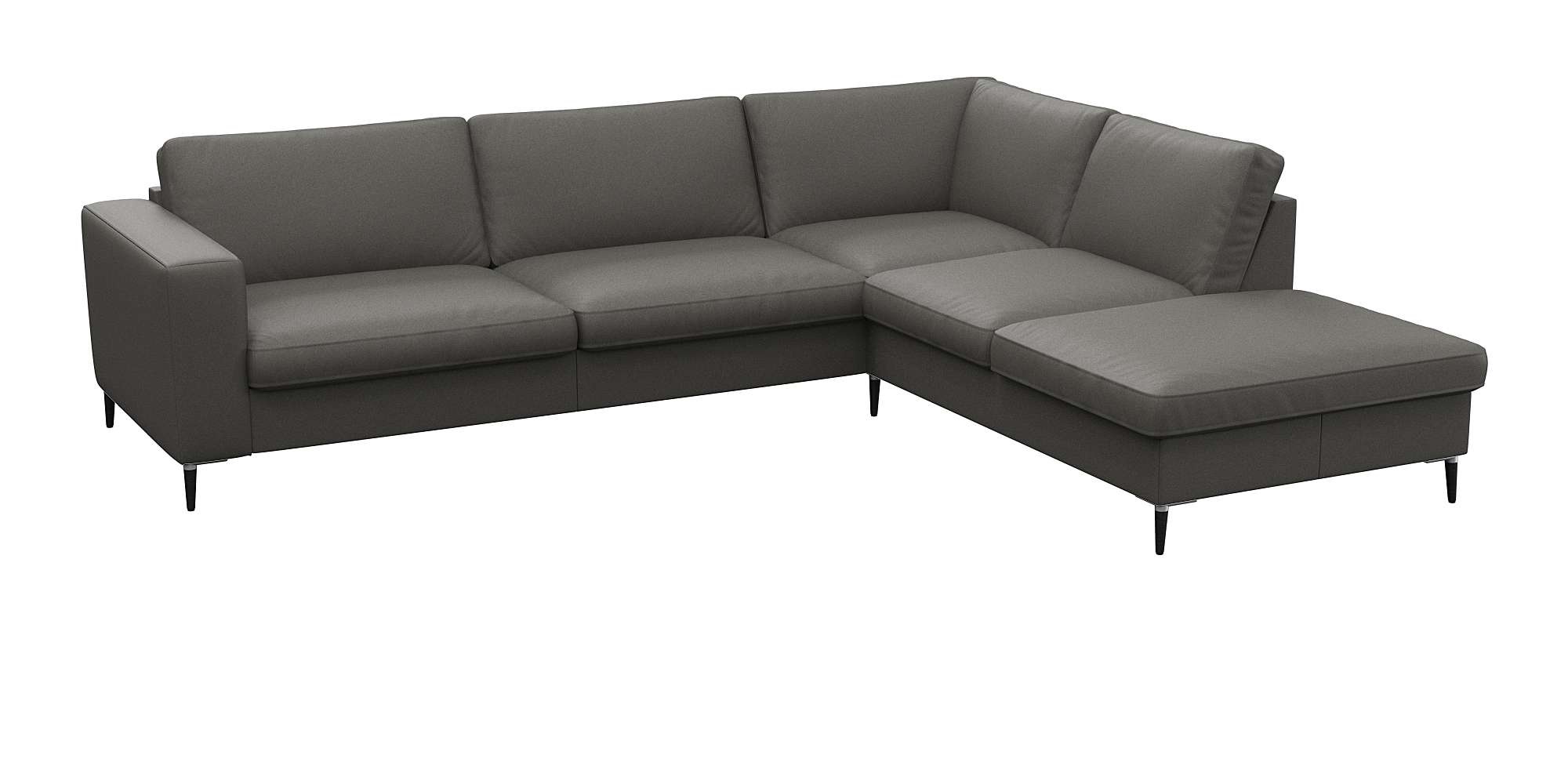 FLEXLUX Ecksofa "Fiore, super Sitzkomfort durch Kaltschaum im Sitz, L-Form" günstig online kaufen