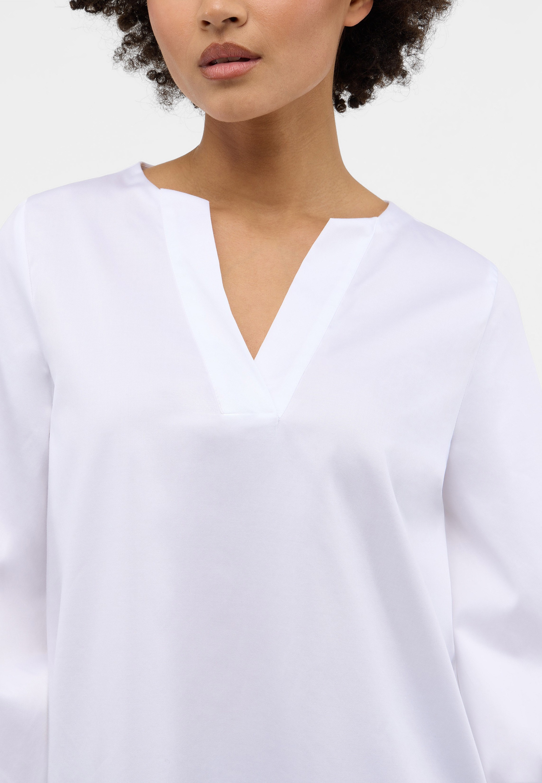 Eterna Longbluse »LOOSE FIT« EASY IRON (bügelleicht)