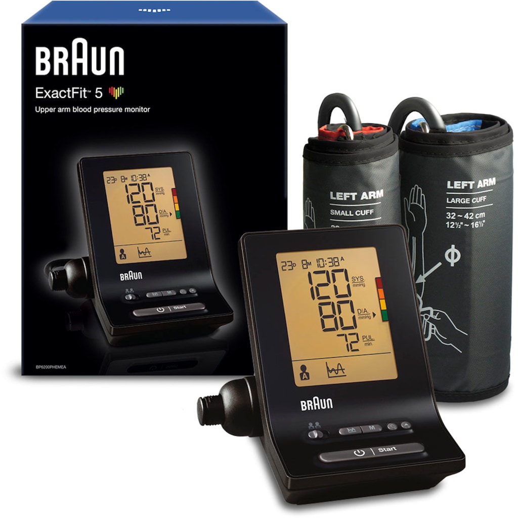 Braun Oberarm-Blutdruckmessgerät »ExactFit™ 5 BP6200«