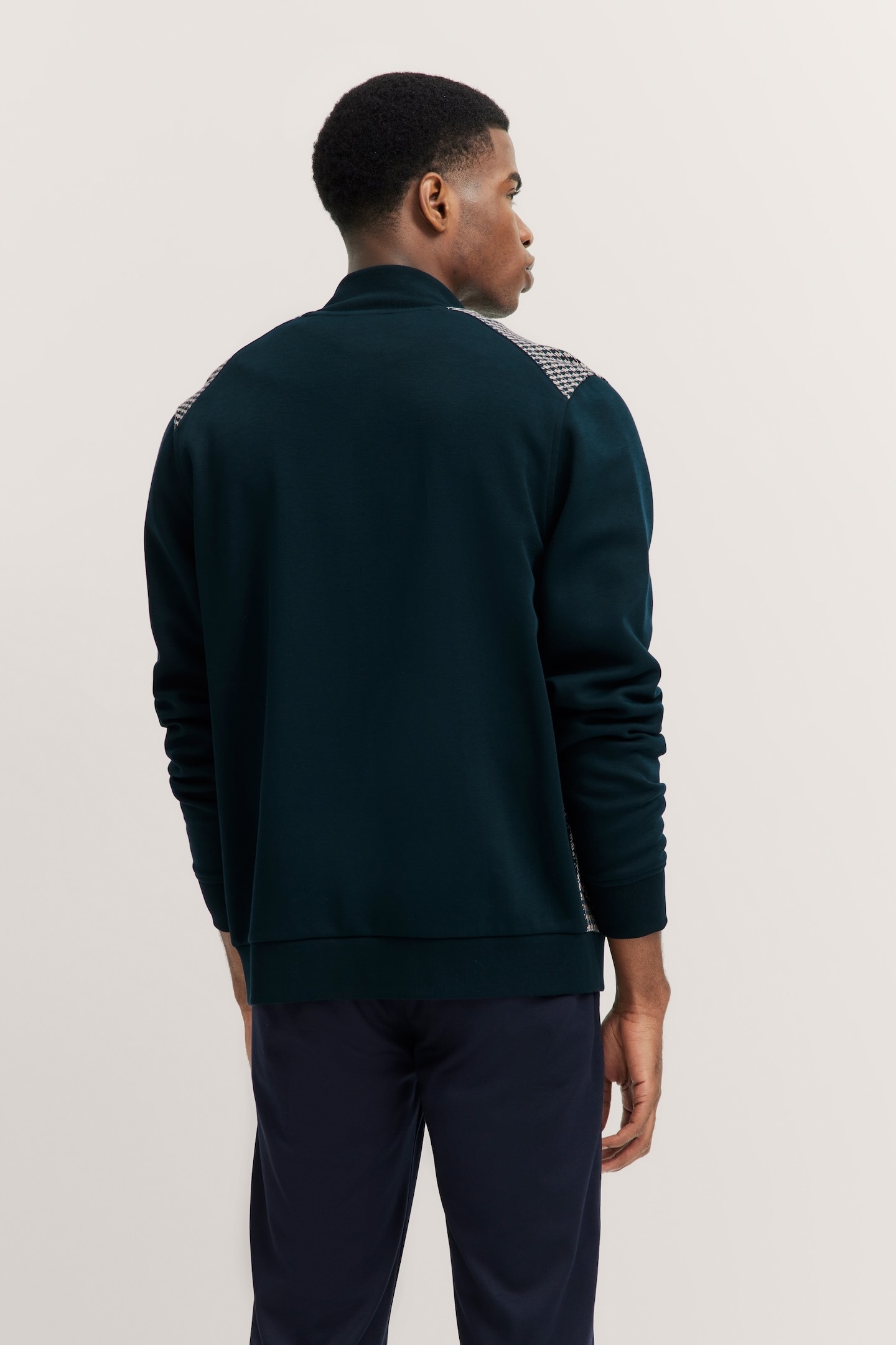 bugatti Sweatjacke, mit Collegekragen