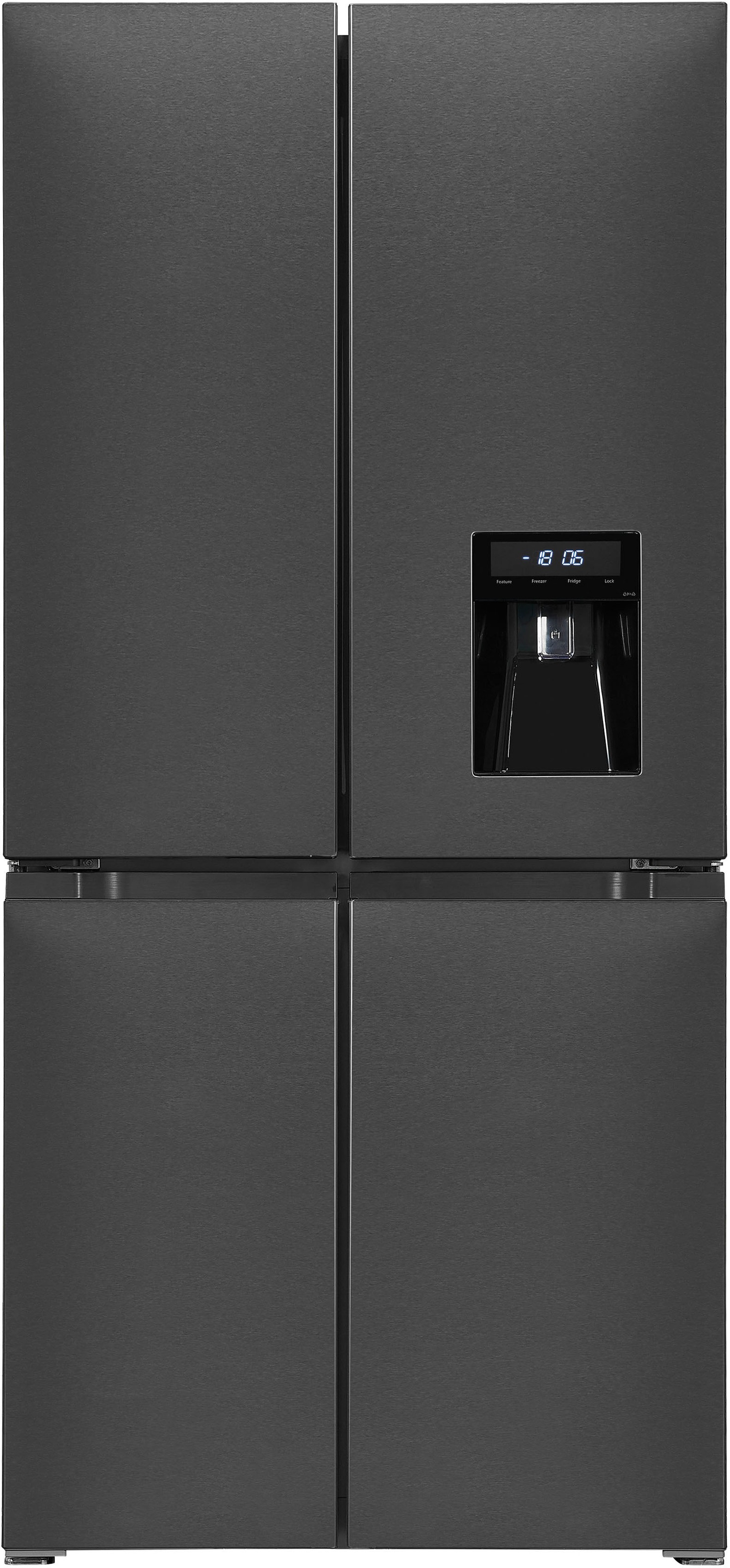 exquisit Multi Door »MD430-100-WS-200E inoxlook-az«, 432 L Volumen, Total N günstig online kaufen