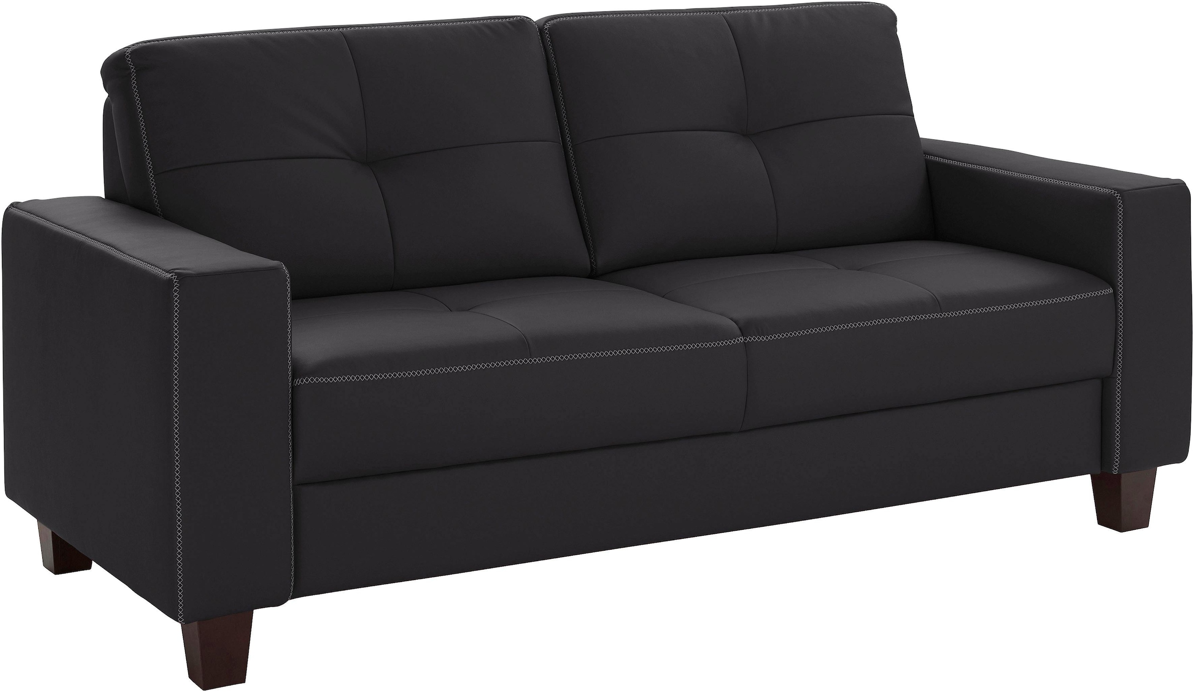 Home affaire 3-Sitzer »Varese« mit Kreuznaht und Federkern