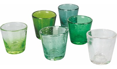 Likörglas »Cancun Greenery«, (Set, 6 tlg.), Gläser-Set, 6-teilig, Inhalt 70 ml