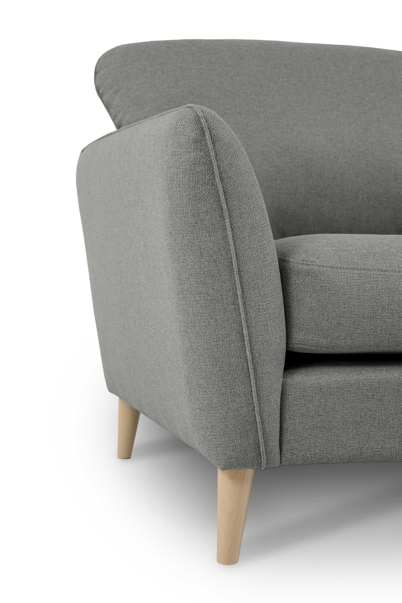 Home affaire 2-Sitzer »MARSEILLE Sofa 170 cm«, mit Massivholzbeinen aus Eiche, verschiedene Bezüge und Farbvarianten