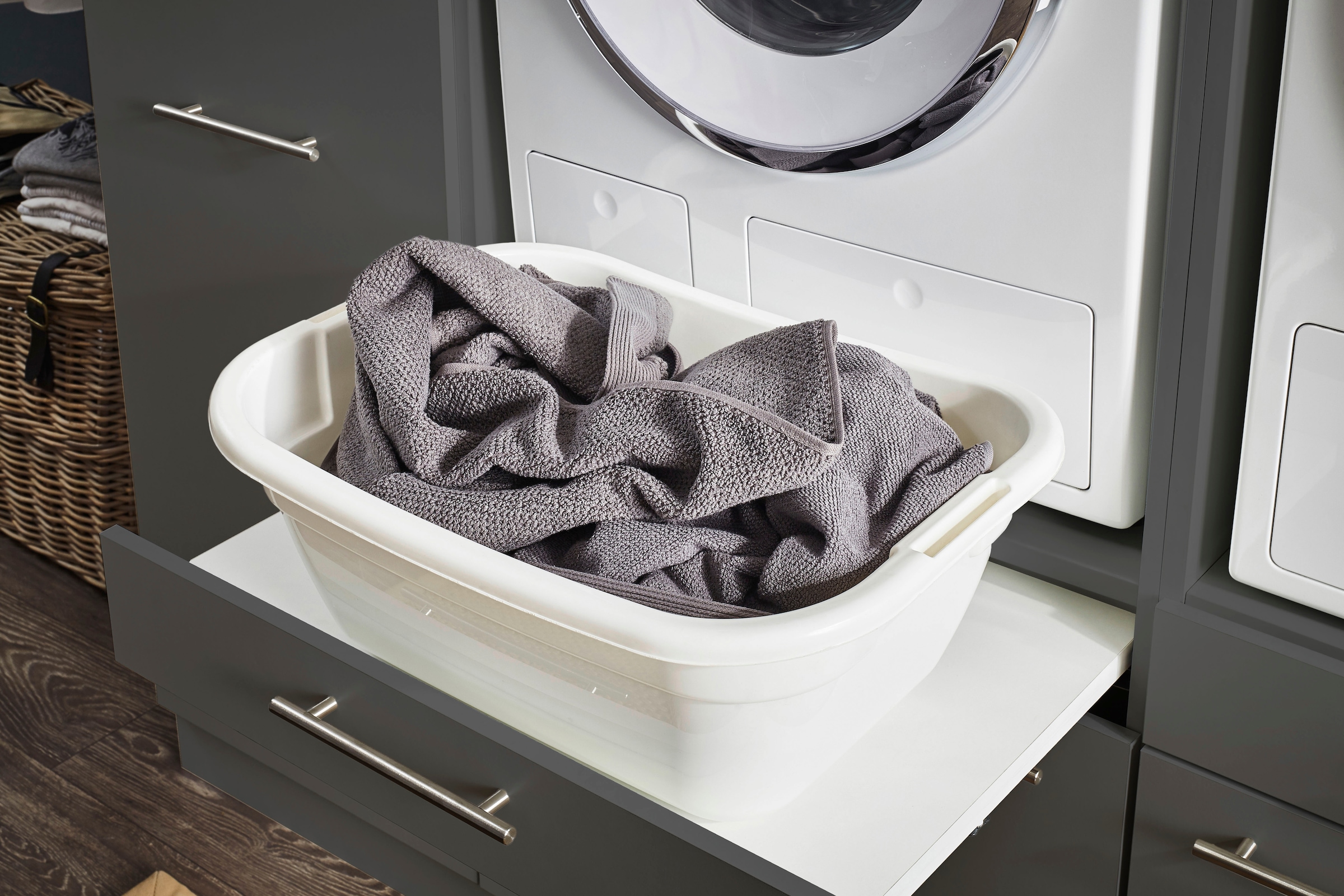 Laundreezy Mehrzweckschrank-Set »Laundreezy, 9-tlg. Mehrzweckschrank-Set B/H/T 253/238/68 cm« 9 Stk. tlg.
