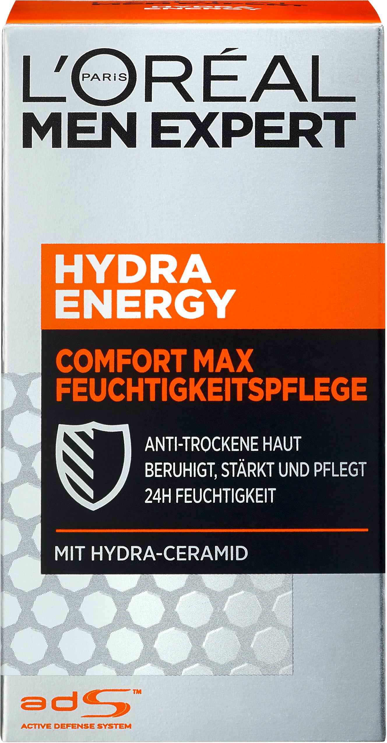 L'ORÉAL PARIS MEN EXPERT Feuchtigkeitscreme »Hydra Energy Comfort Max«, mit hoher Wirksamkeit