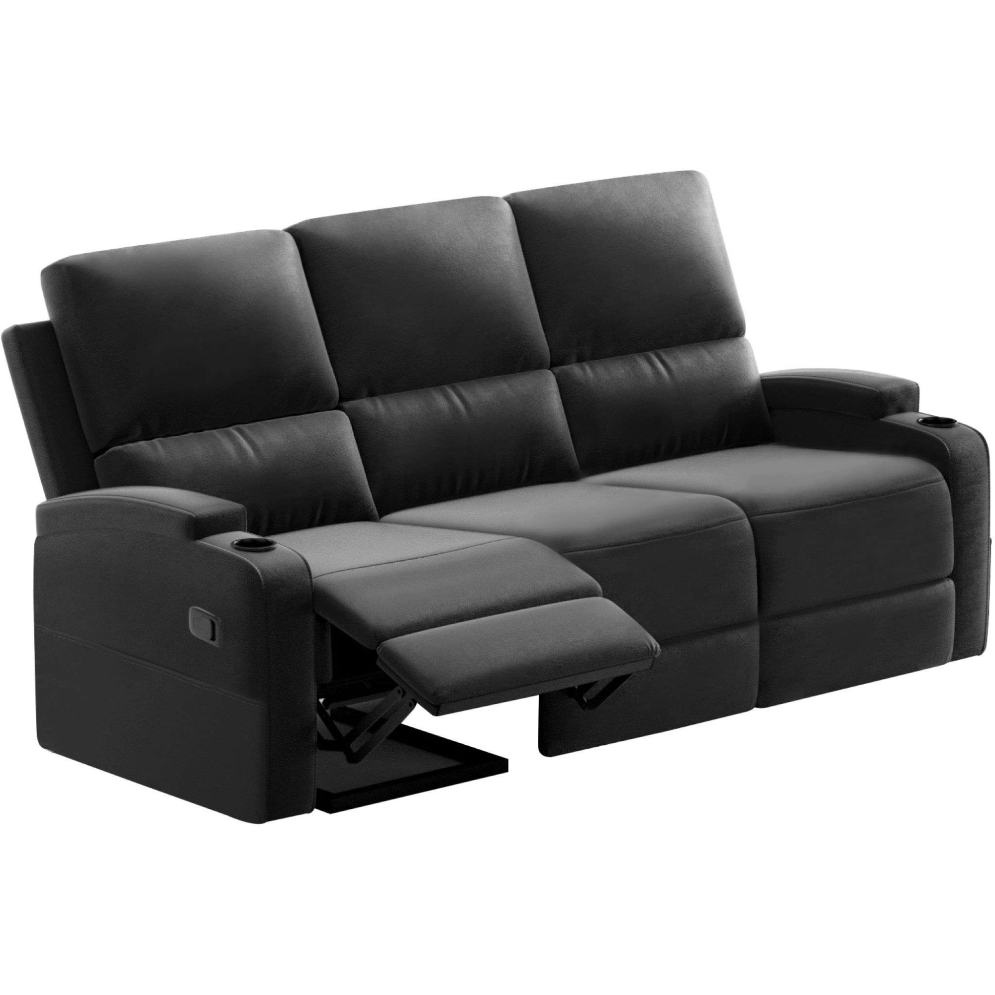 Home affaire 3-Sitzer »Napori«, Kinosofa mit 2 x Relaxfunktion und Getränkehalter