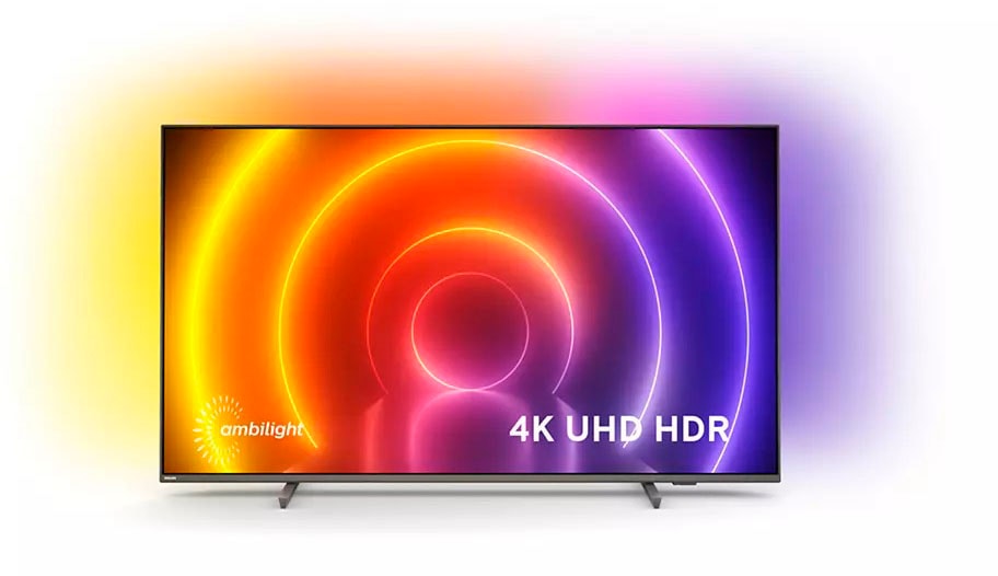 Raten Philips 3-seitiges Ambilight Ultra bestellen TV-Smart-TV, auf Android 164 HD, Zoll, 4K »65PUS8106/12«, cm/65 LED-Fernseher