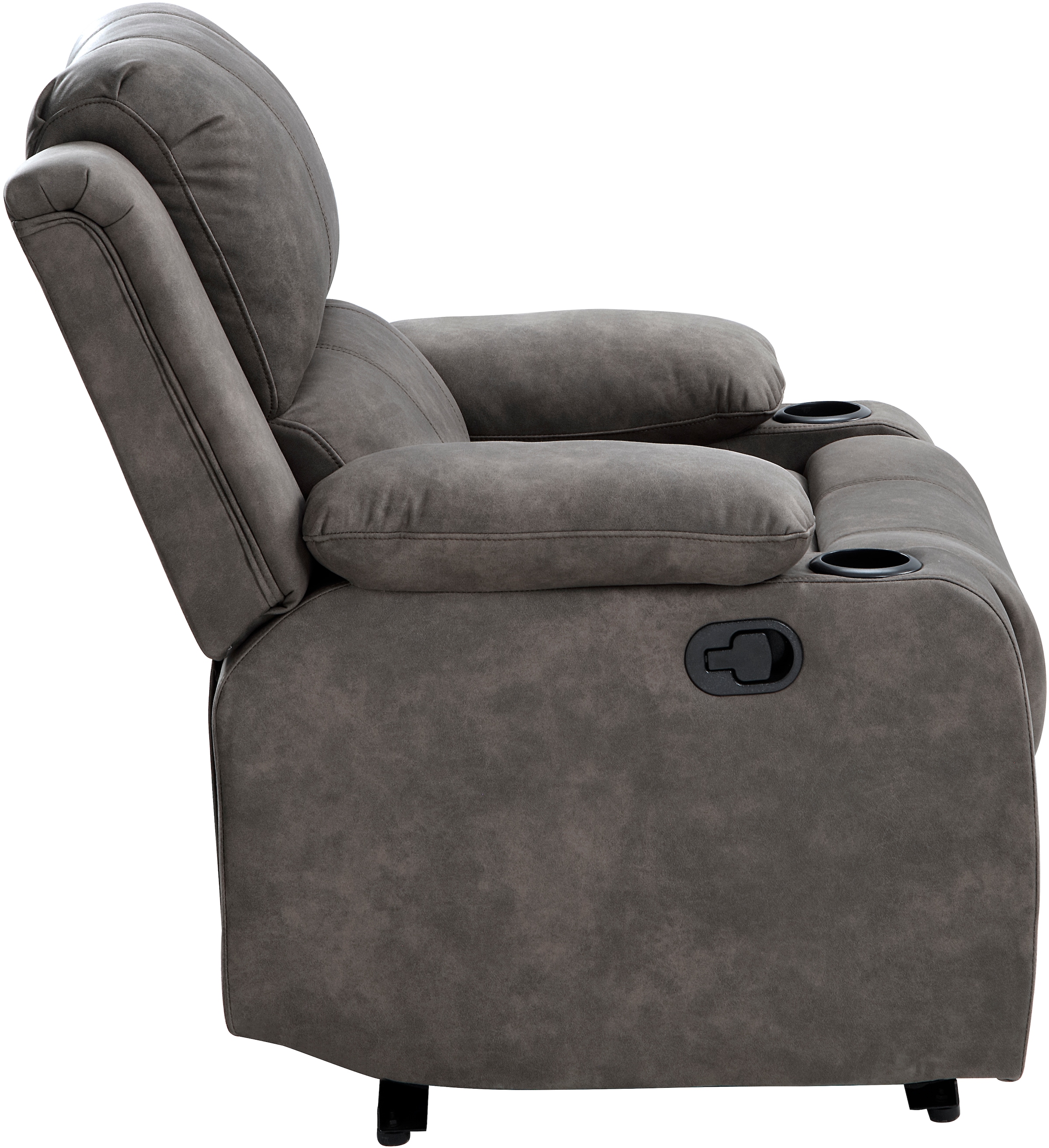 ATLANTIC home collection Relaxsessel, mit Relaxfunktion, Federkern und Getränkehalter