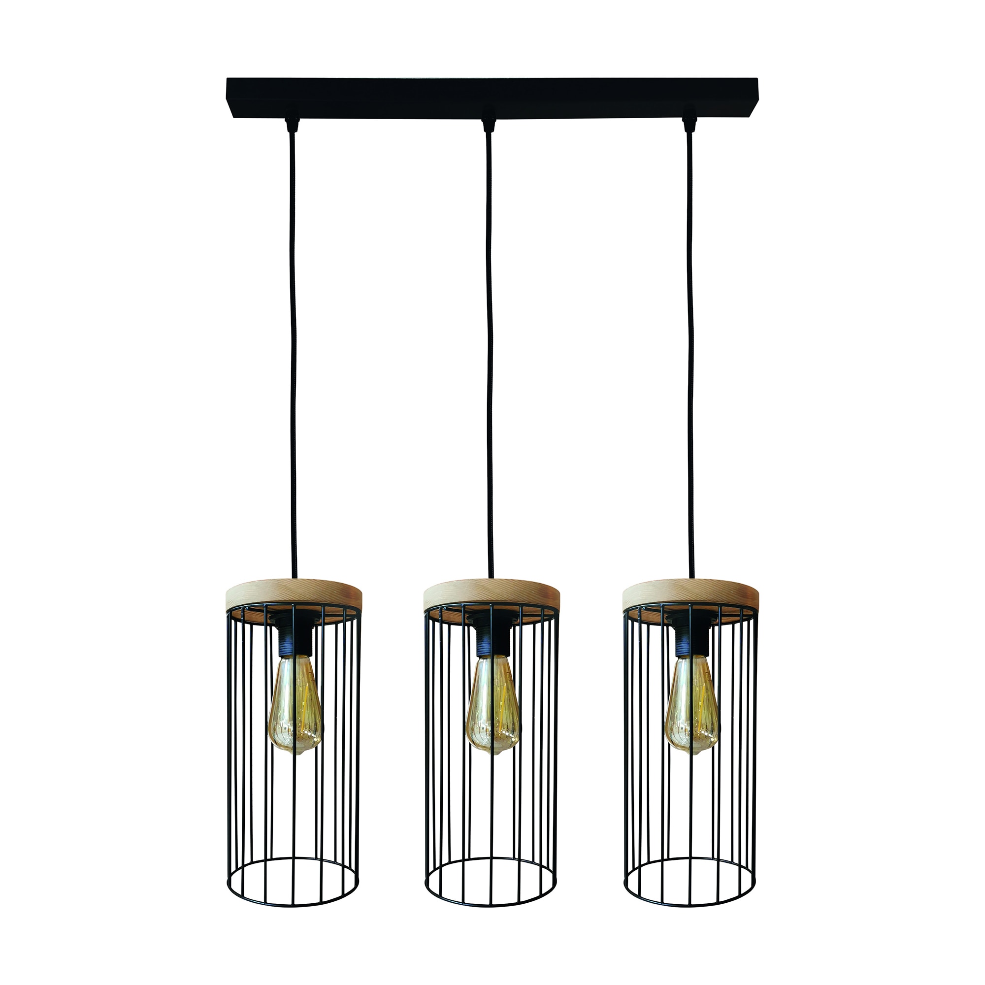 BRITOP LIGHTING Pendelleuchte »TIMEO WOOD MAX«, Leuchtmittel E27   ohne Leu günstig online kaufen