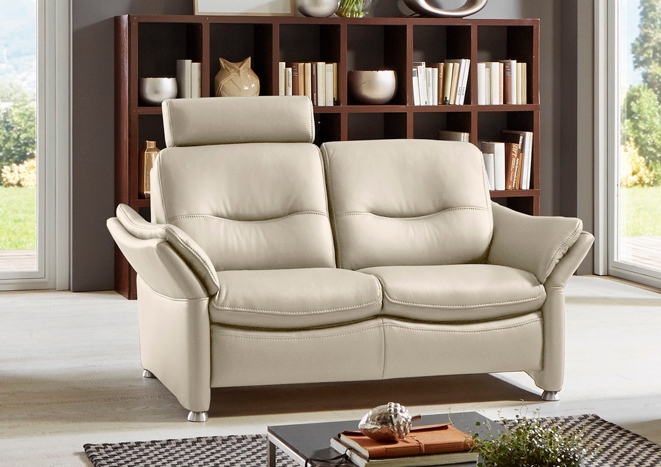 HUKLA 2-Sitzer »HU-SF15058 Ledersofa, Breite 164 cm«, hochwertiges Glattled günstig online kaufen