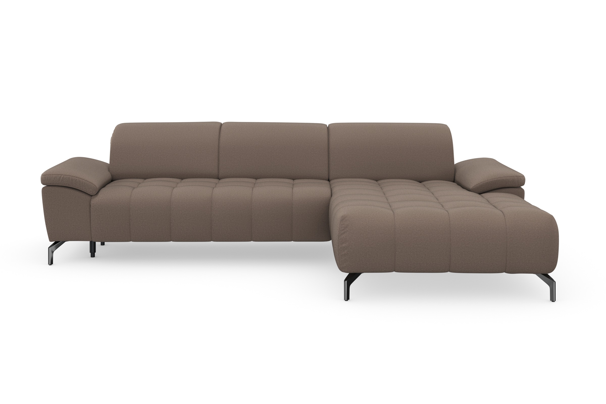 sit&more Ecksofa »Cool L-Form«, wahlweise mit Kopfteilverstellung und Vorzi günstig online kaufen