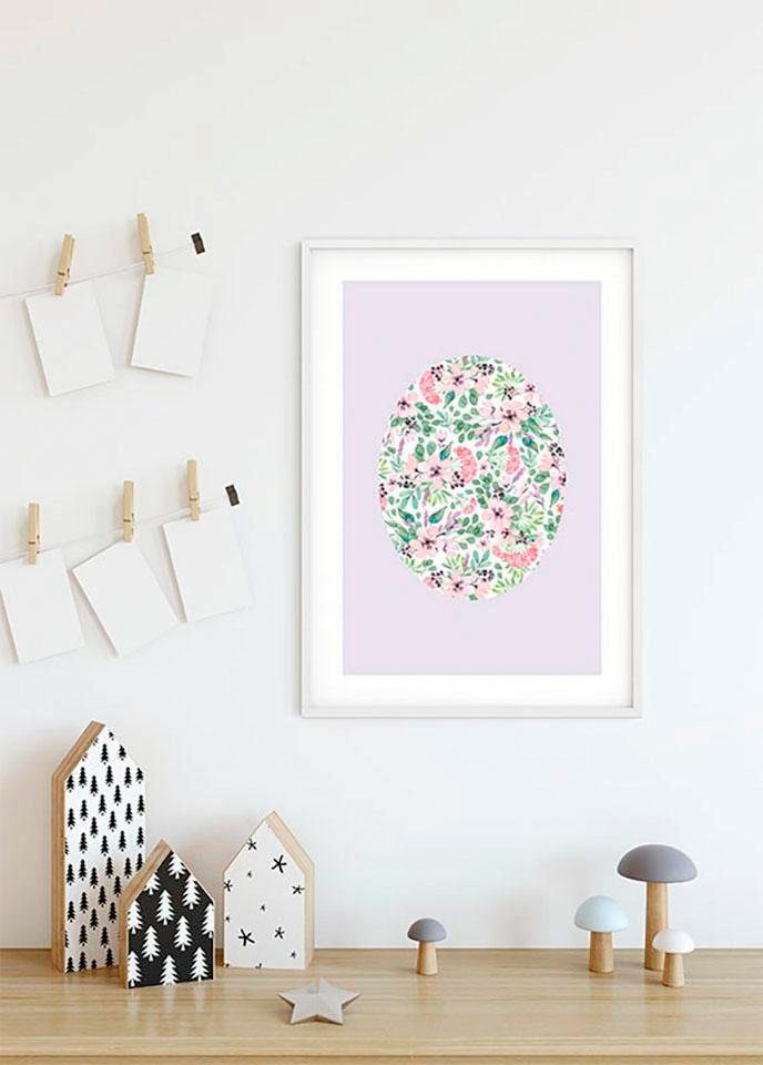 Komar Bild »Shelly Patterns Lavender«, Blumen, (1 St.), Wandbild zur Dekoration - ohne Rahmen