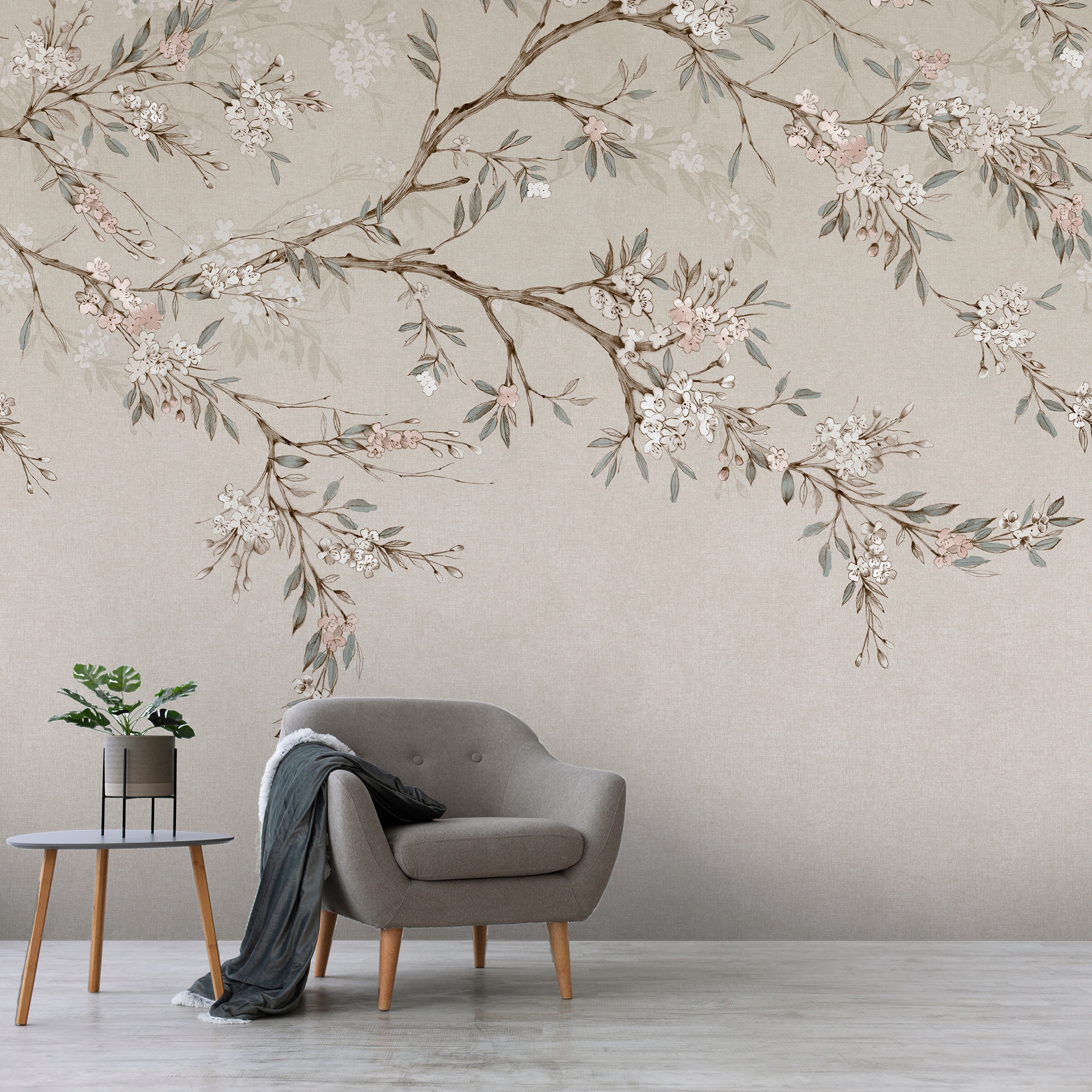 Art for the home Fototapete »Blütenpfad«, geblümt, Design Tapeten günstig online kaufen
