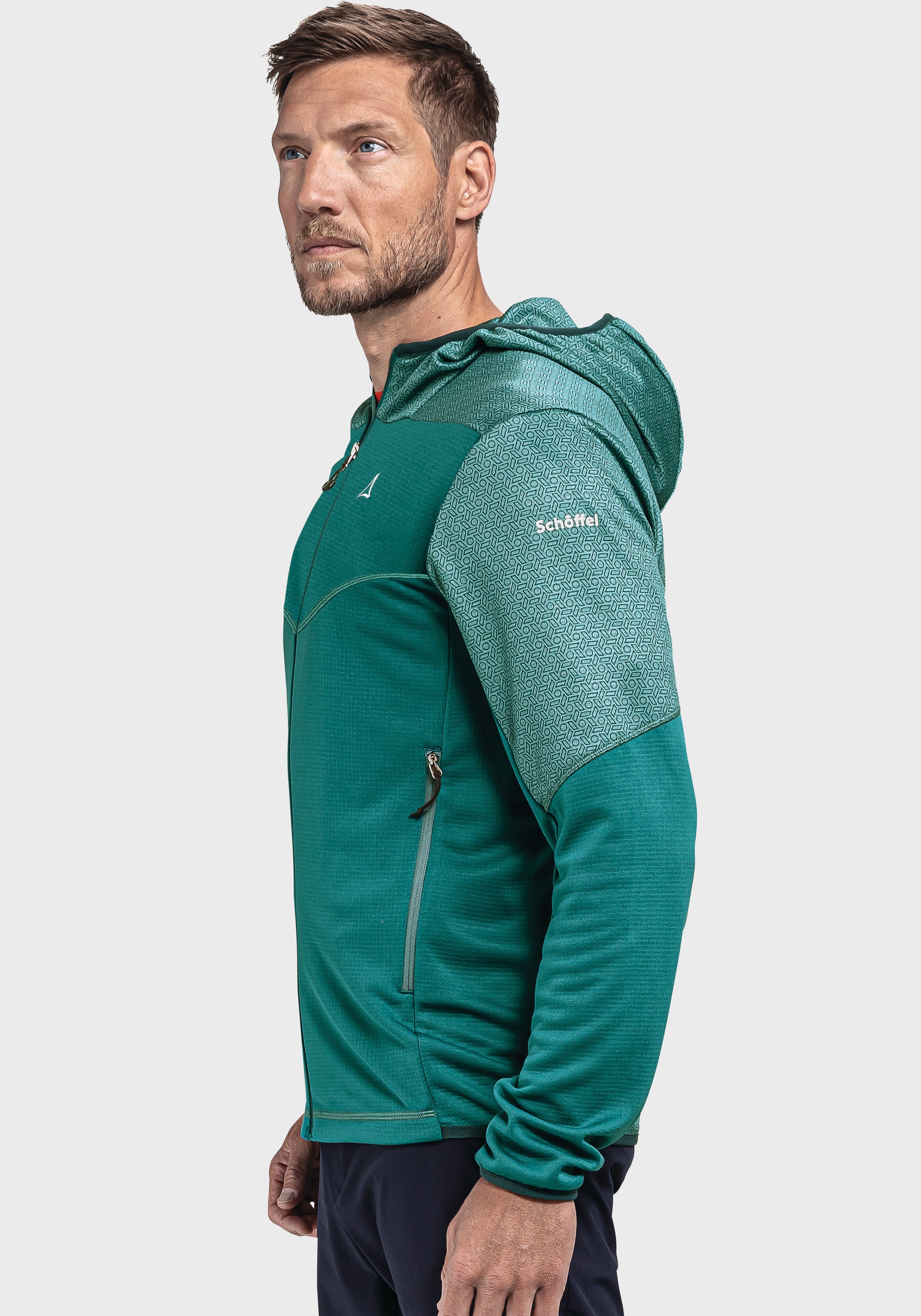 Schöffel Fleecejacke »Fleece Hoody Svardalen M«, mit Kapuze