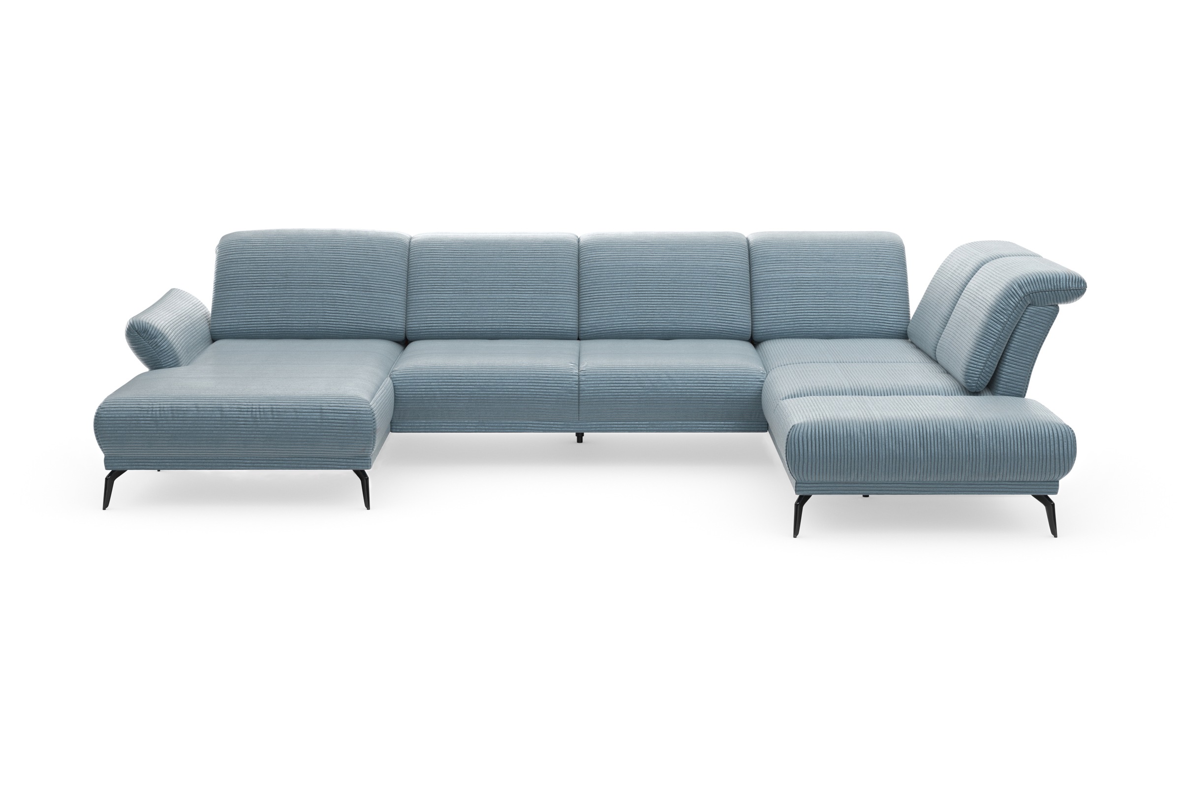 sit&more Wohnlandschaft "Coco U-Form" Sitztiefen-, Arm- und Kopfteilverstel günstig online kaufen