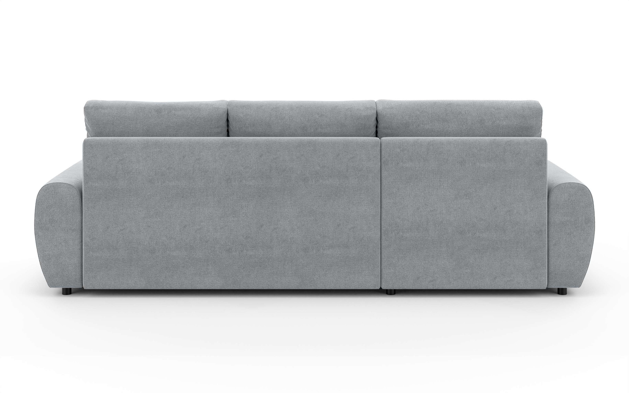 INOSIGN Ecksofa »HAVERHILL Schlafsofa mit Bettkasten, Maße B/H/T: 237/89/166 cm«, L-Form mit Recamiere links oder rechts bestellbar, Wellenunterfederung