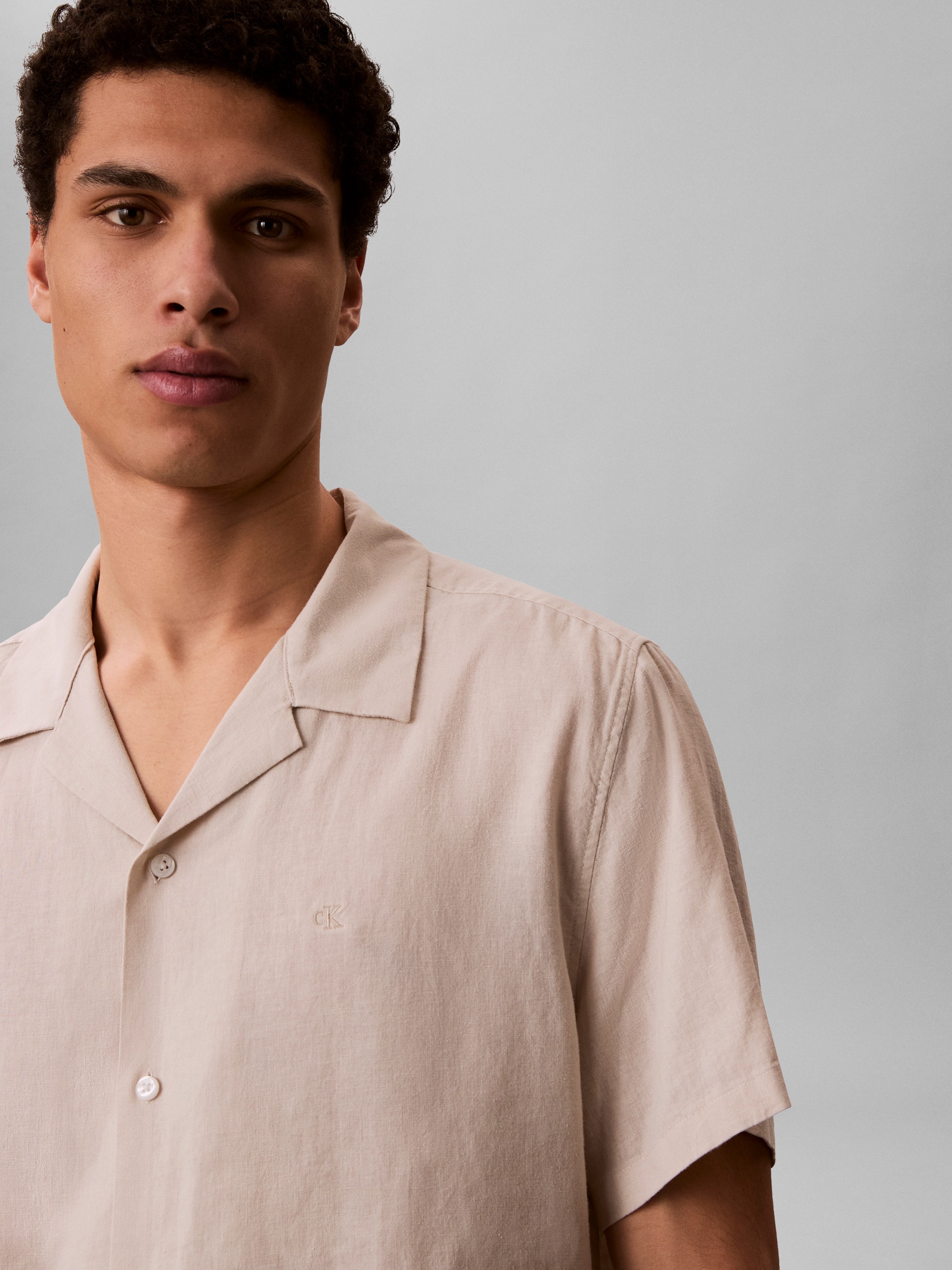 Calvin Klein Jeans Leinenhemd »LINEN CLASSIC« Regular Fit, Leinen-Viskosemix
