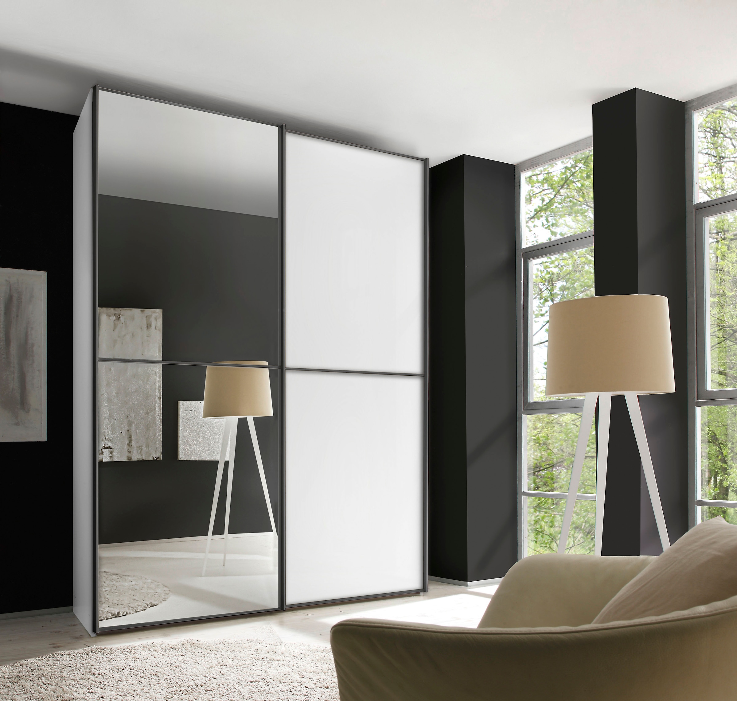 STAUD Schwebetürenschrank »Sinfonie Plus, edles Design in hochwertiger Qualität, Made in Germany« Mit vier verschiedenen Ausstattungsvarianten