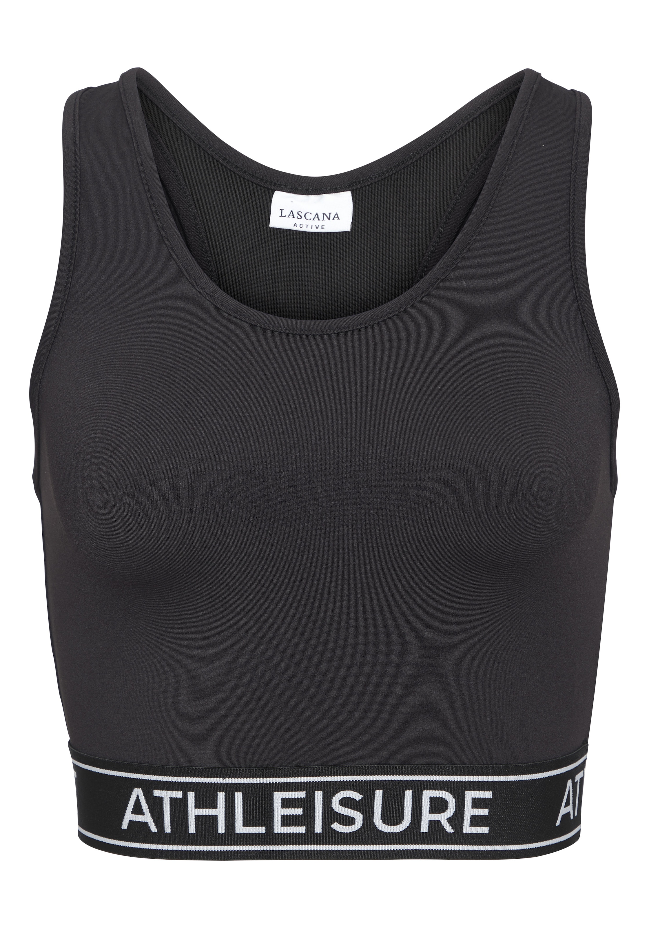 LASCANA ACTIVE Crop-Top mit modischem Rücken und Mesh-Einsatz