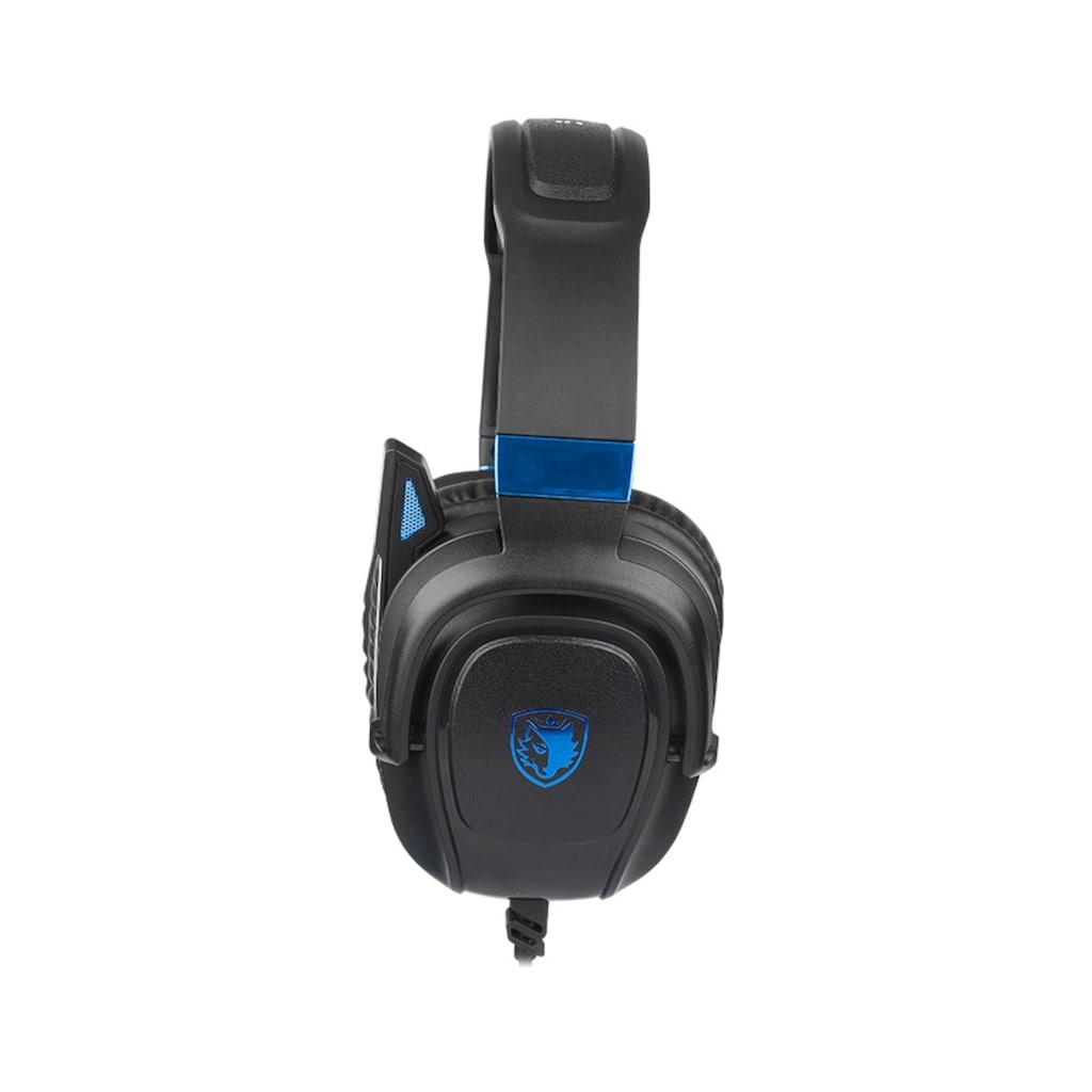 Sades Gaming-Headset »Zpower SA-732 Gaming Headset, schwarz/blau, USB, kabelgebunden«