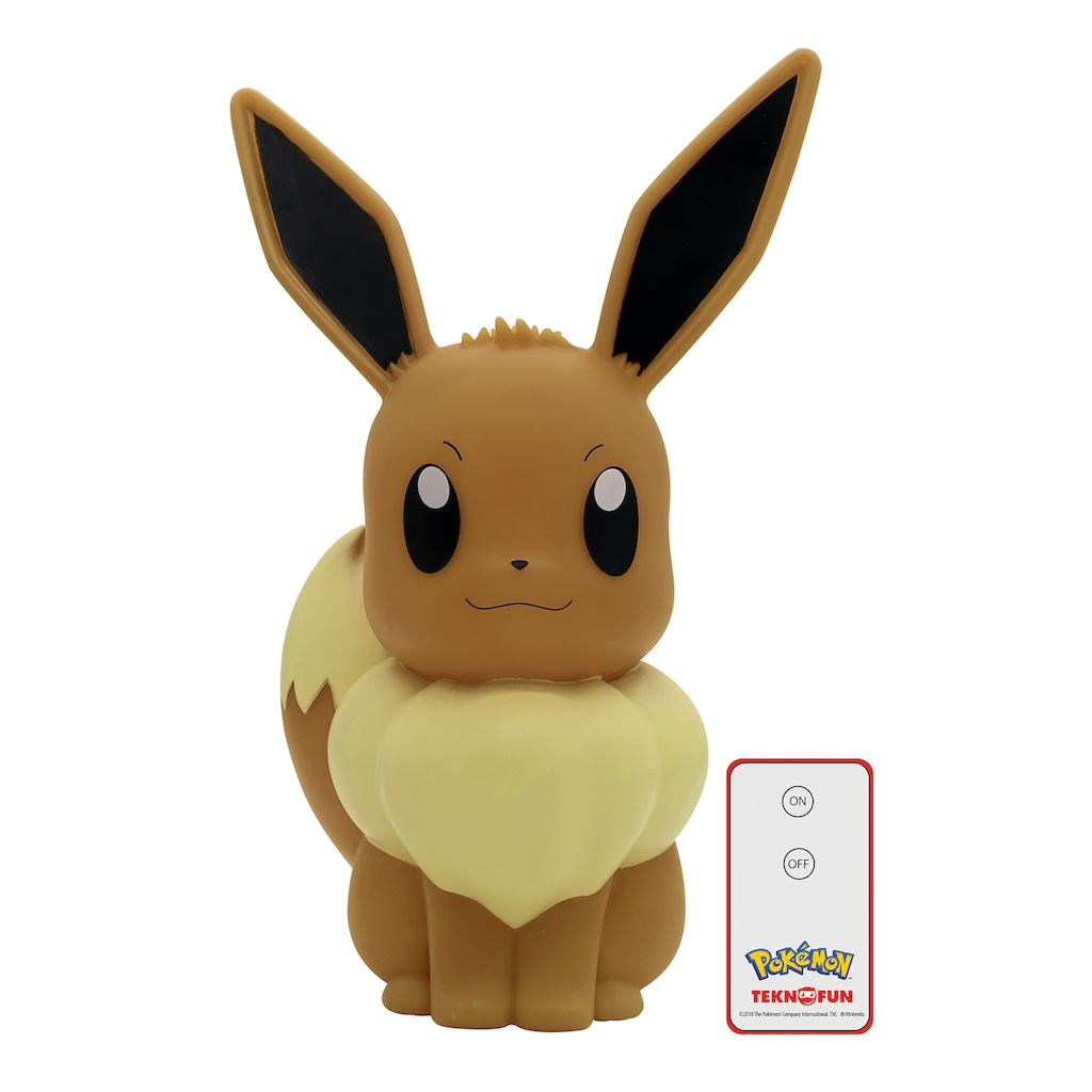 Teknofun LED Dekolicht »Teknofun POKÉMON TF112426 LED-Lampe, Evolie 30cm«, kabellos mit Fernbedienung