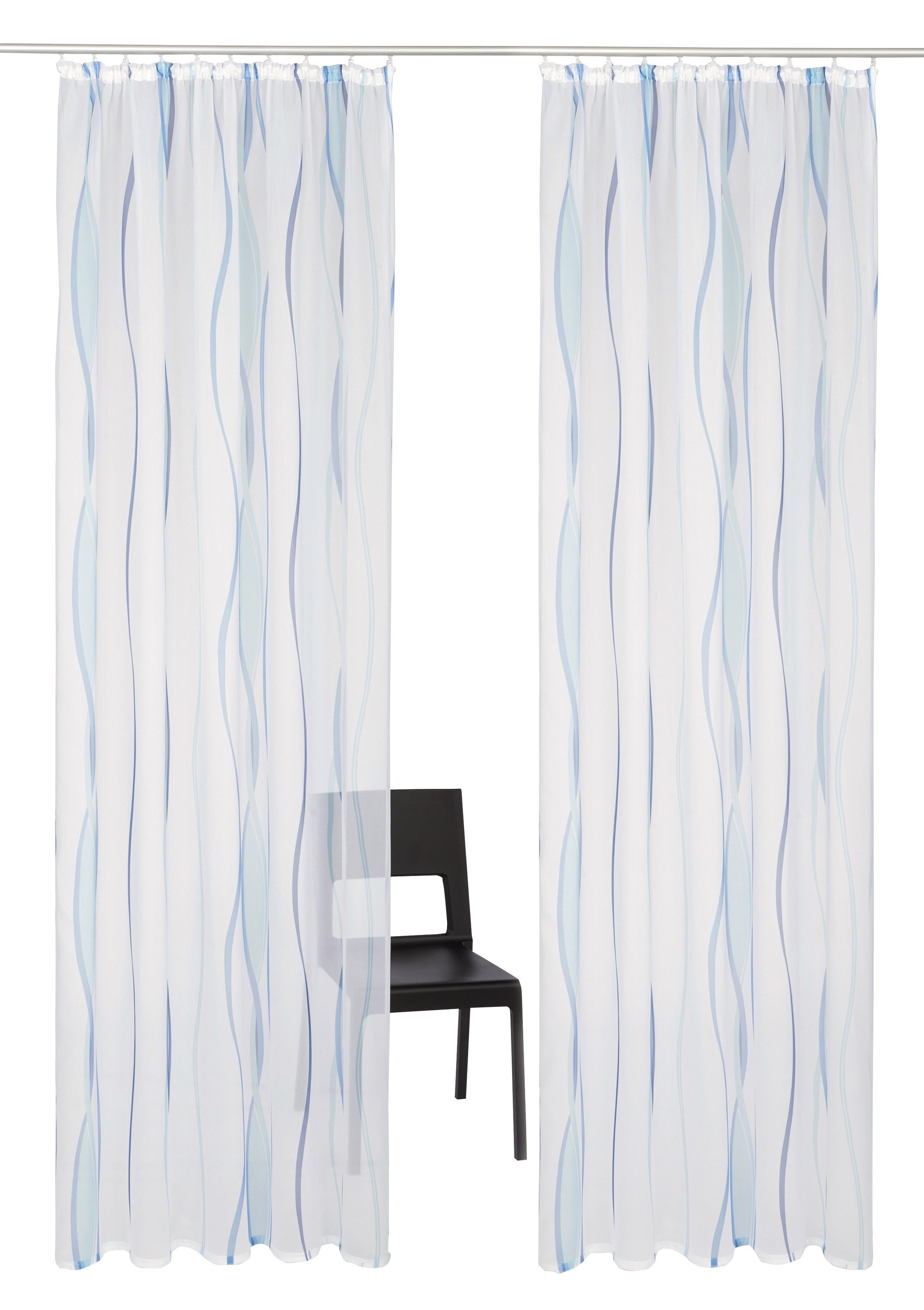 my home Gardine »Dimona« Kräuselband 2 Stk. tlg. 2er-Set, Bestseller, Polye günstig online kaufen