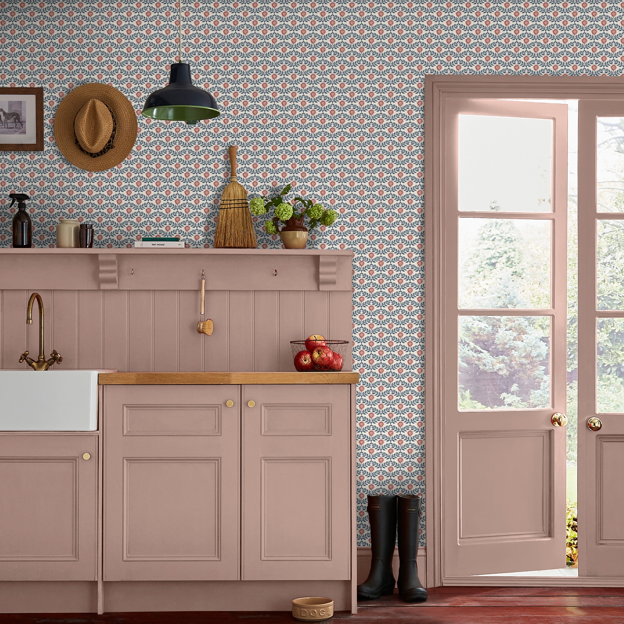 Joules Vliestapete »Stately Floral« Motiv glatt Design Tapeten günstig online kaufen