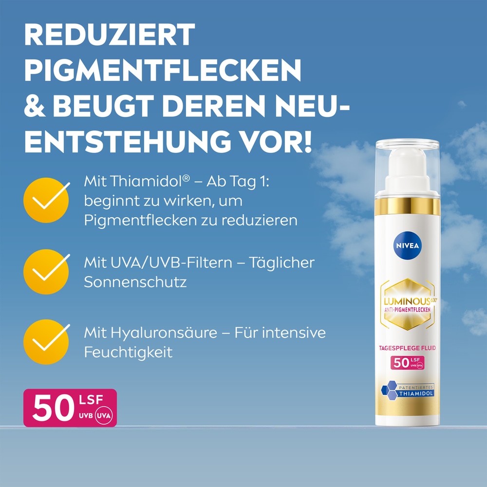 Nivea Gesichtspflege-Set »NIVEA LUMINOUS630® Anti-Pigmenflecken Routine Set«