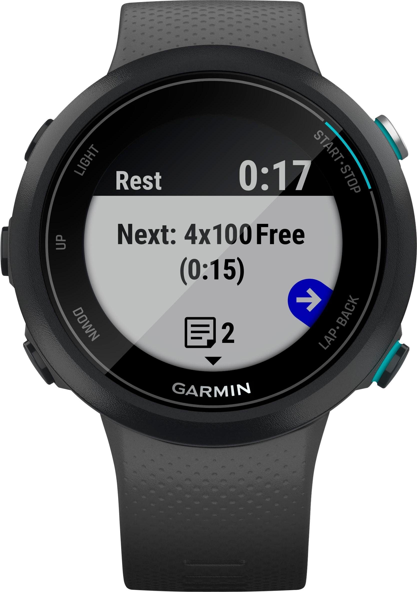 Garmin Smartwatch »Swim2 mit Silikon-Armband 20 mm«, (2,63 cm / 1,04 Zoll),)