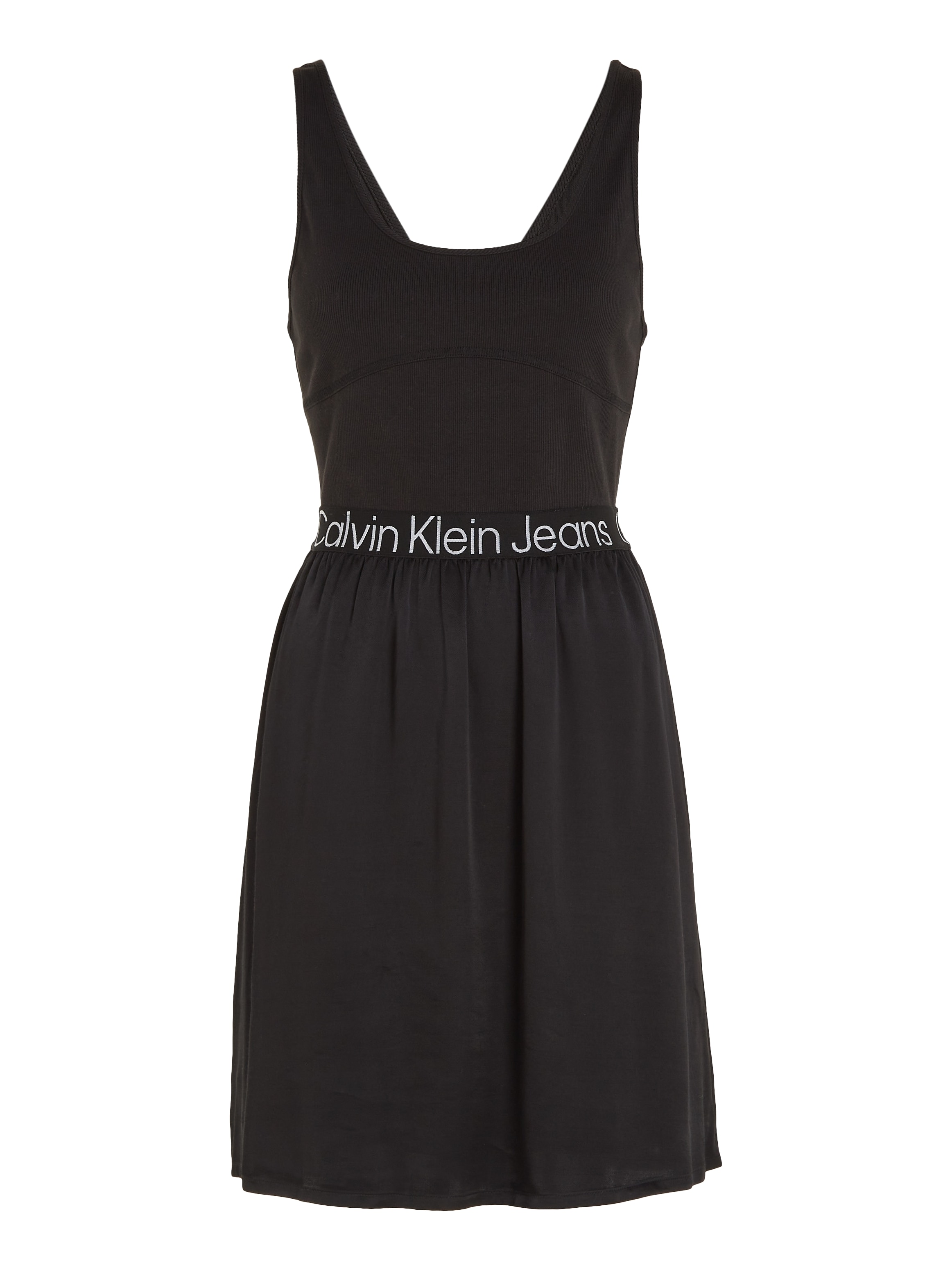 Calvin Klein Jeans Jerseykleid »RACERBACK LOGO ELASTIC DRESS«