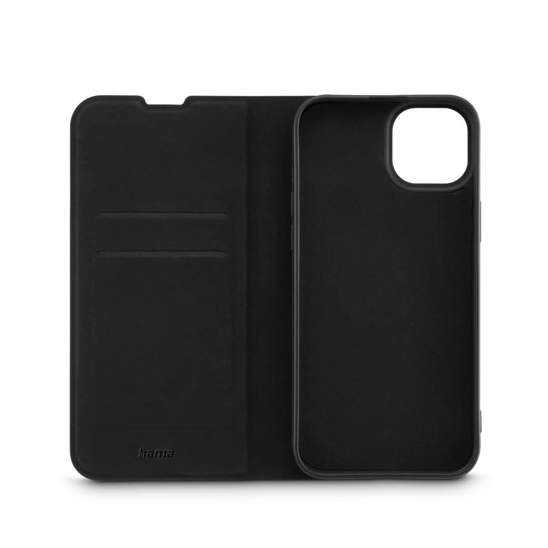 8. Bild von Hama Smartphone-Hülle »Handytasche Booklet für Apple iPhone 15 Plus mit Kartenfächer, Schwarz«, Apple iPhone 15 Plus