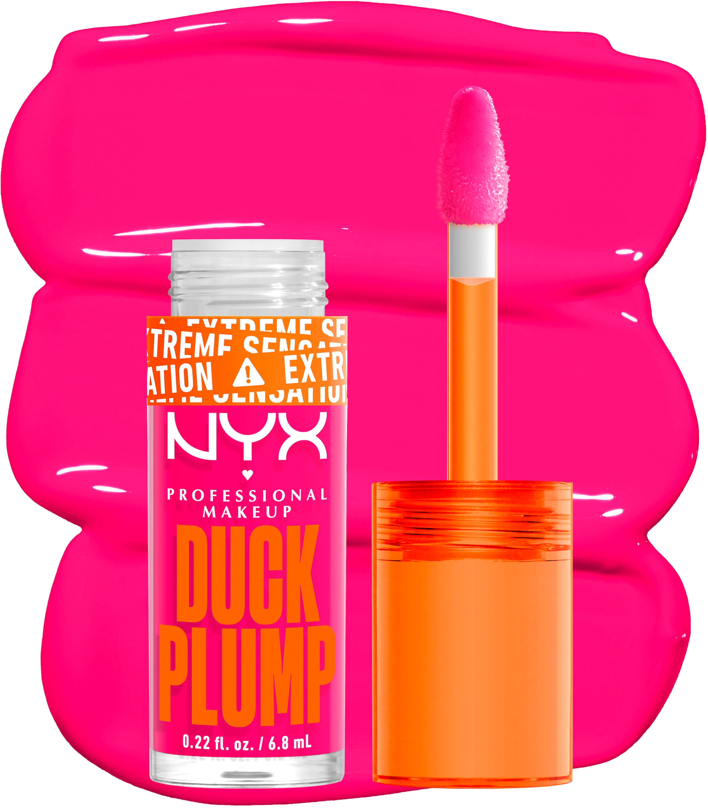 NYX Lipgloss »NYX Professional Makeup Duck Plump Bubblegum Bae«, mit Collagen