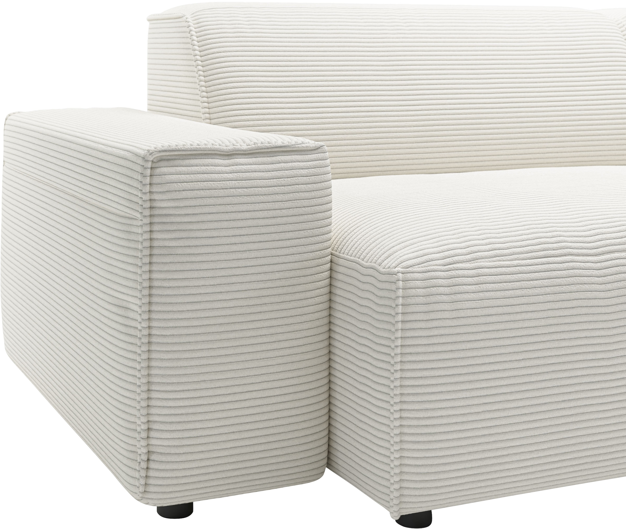 andas Ecksofa »Glimminge auch in Breitcord, Feincord, Bouclé + Easy care-Bezug«, L-Form, Breite 294, Zierkissen