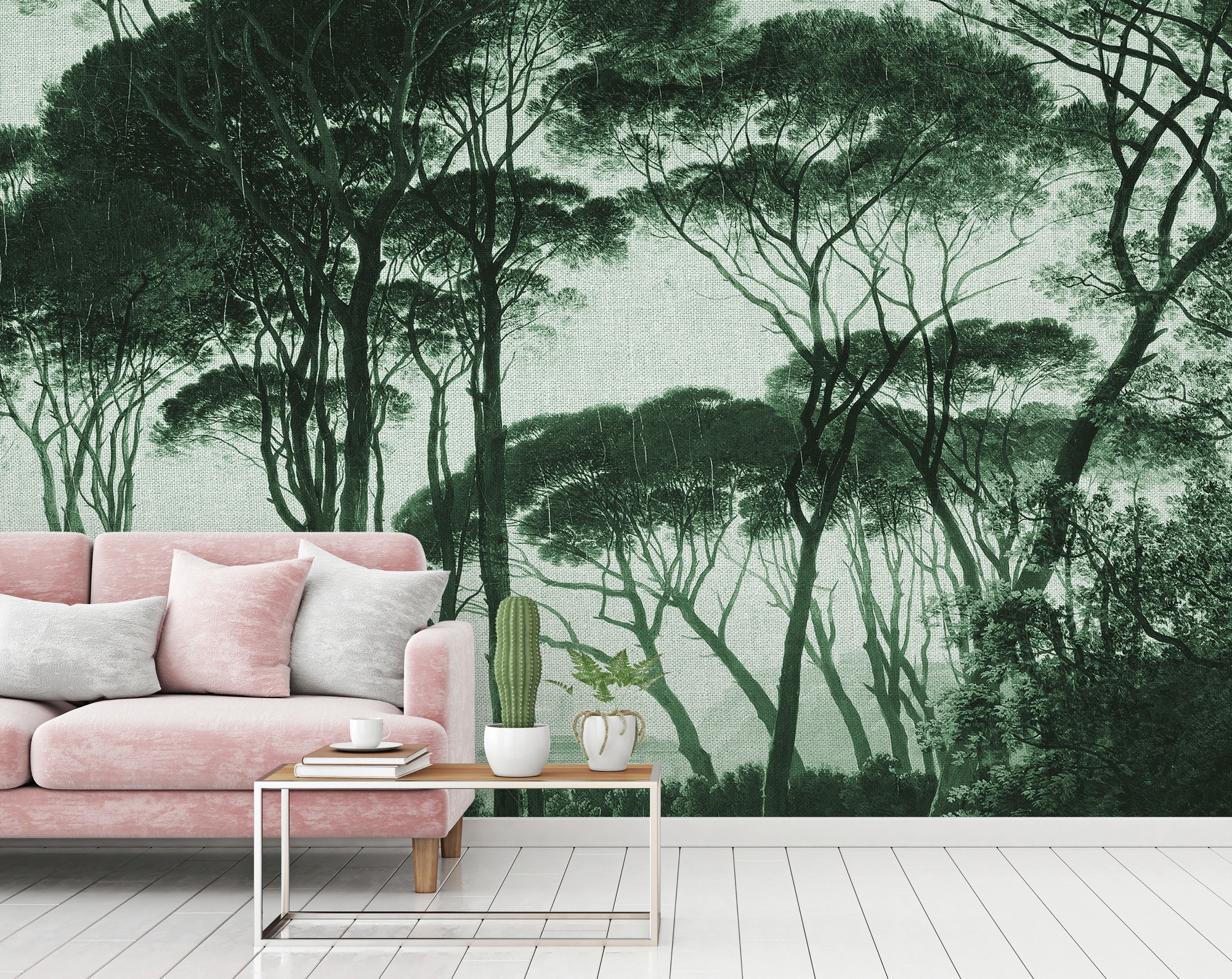 Architects Paper Fototapete »Atelier 47 Treetops 2«, Wald, Vlies, Wand, Schräge, Decke