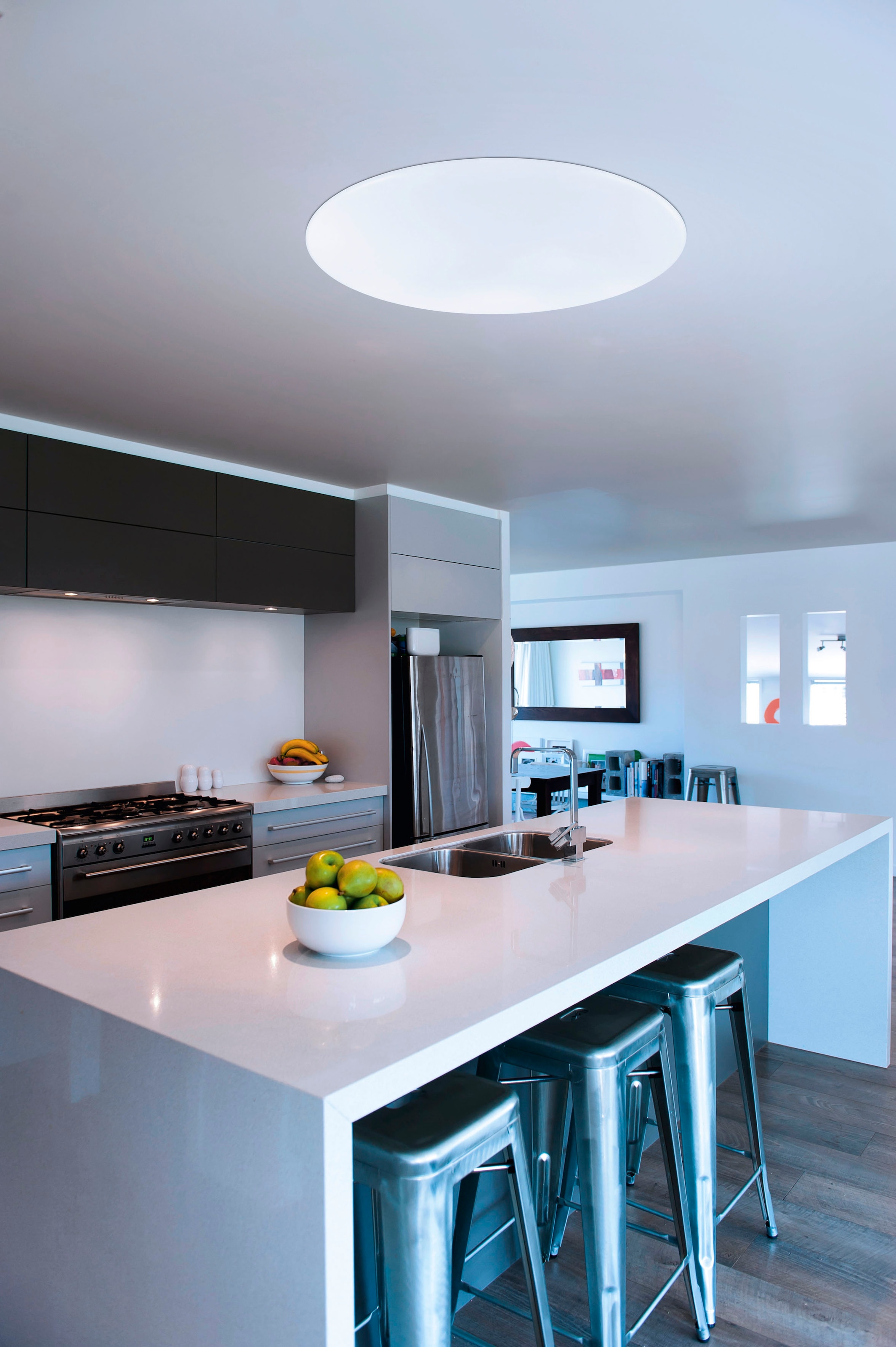 EGLO LED Deckenleuchte »GIRON«, 1 flammig, Leuchtmittel LED-Board | LED fest integriert, Steuerung über Fernbedienung, Timer