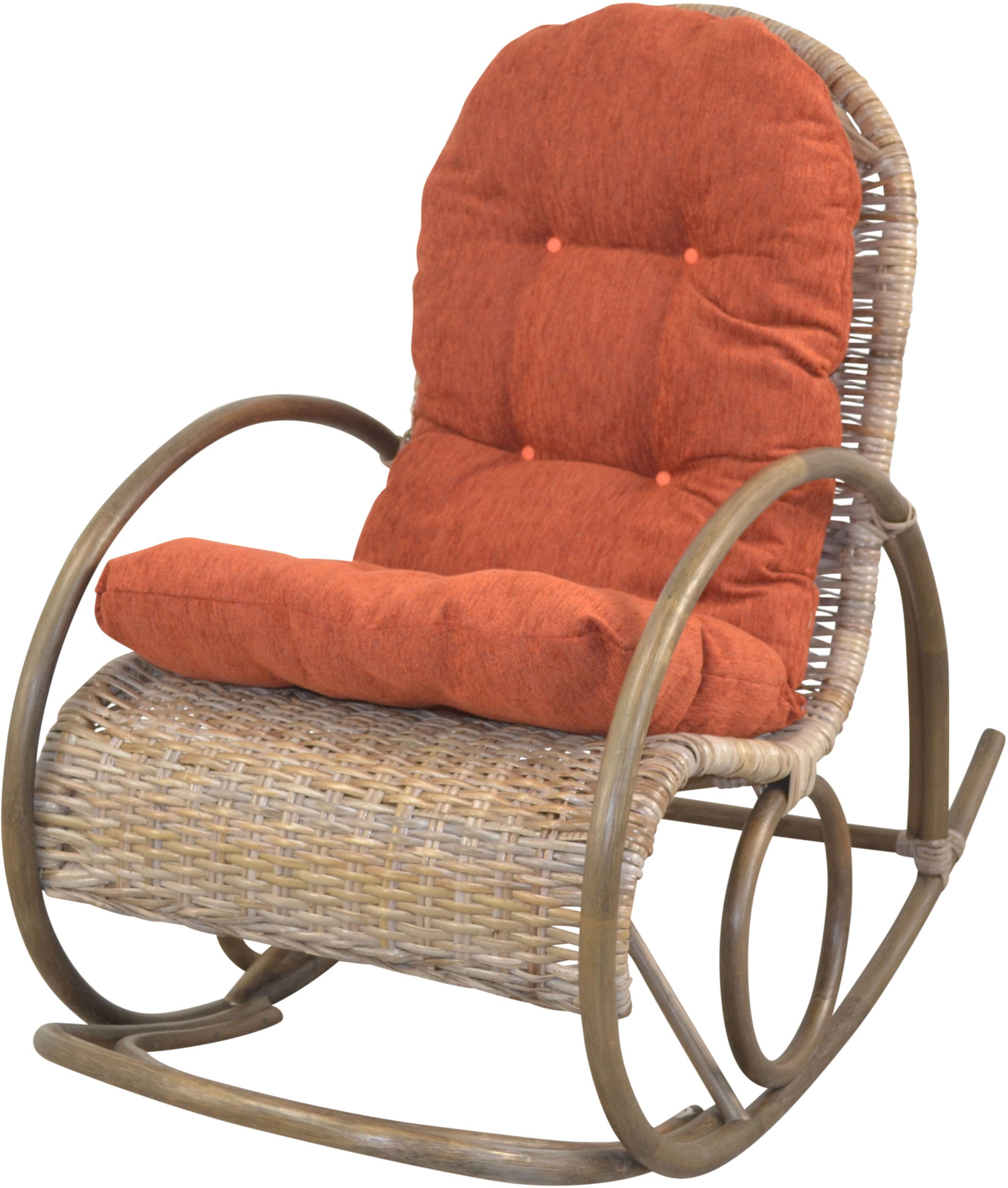 HOFMANN LIVING AND MORE Schaukelsessel 1 Stk. tlg. Handgeflochten günstig online kaufen