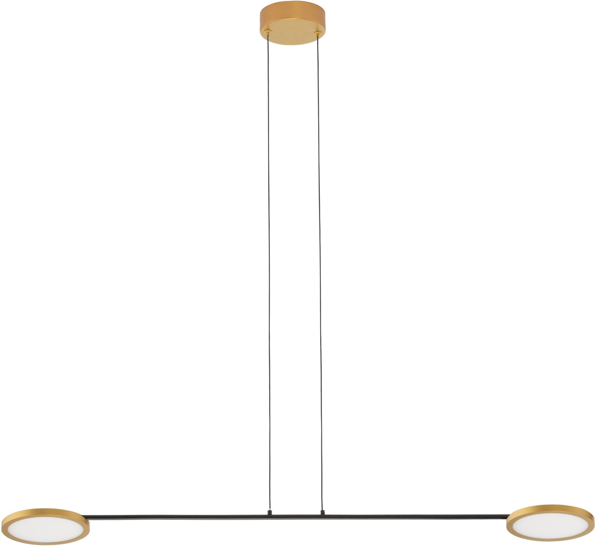 Nova Luce LED-Hängeleuchte »SCOPE«, 2 flammig, Dimmbar; Höhenverstellbar; M günstig online kaufen
