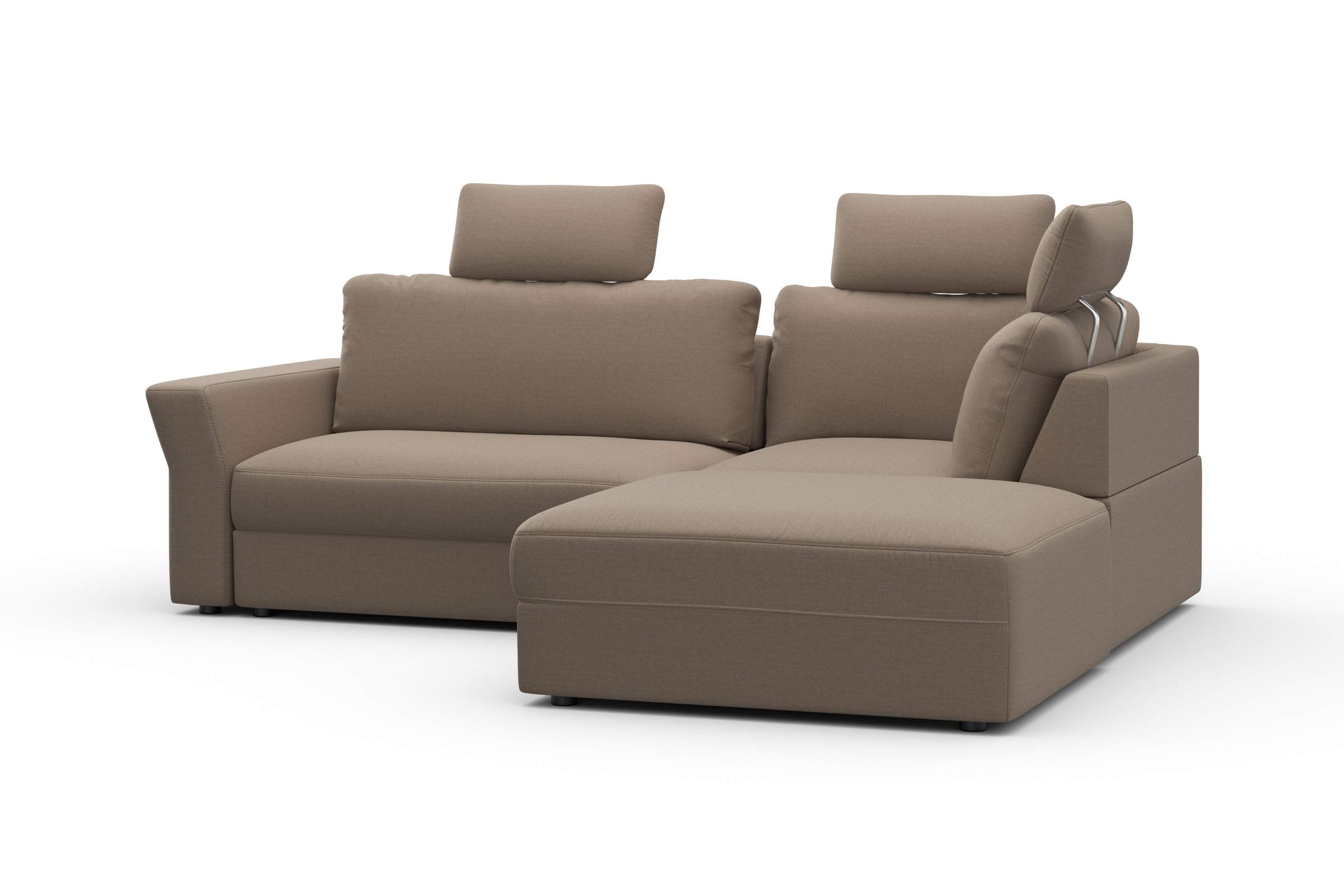 sit&more Ecksofa »Cadabra L-Form«, Breite 243 cm, inklusive Sitztiefenverstellung