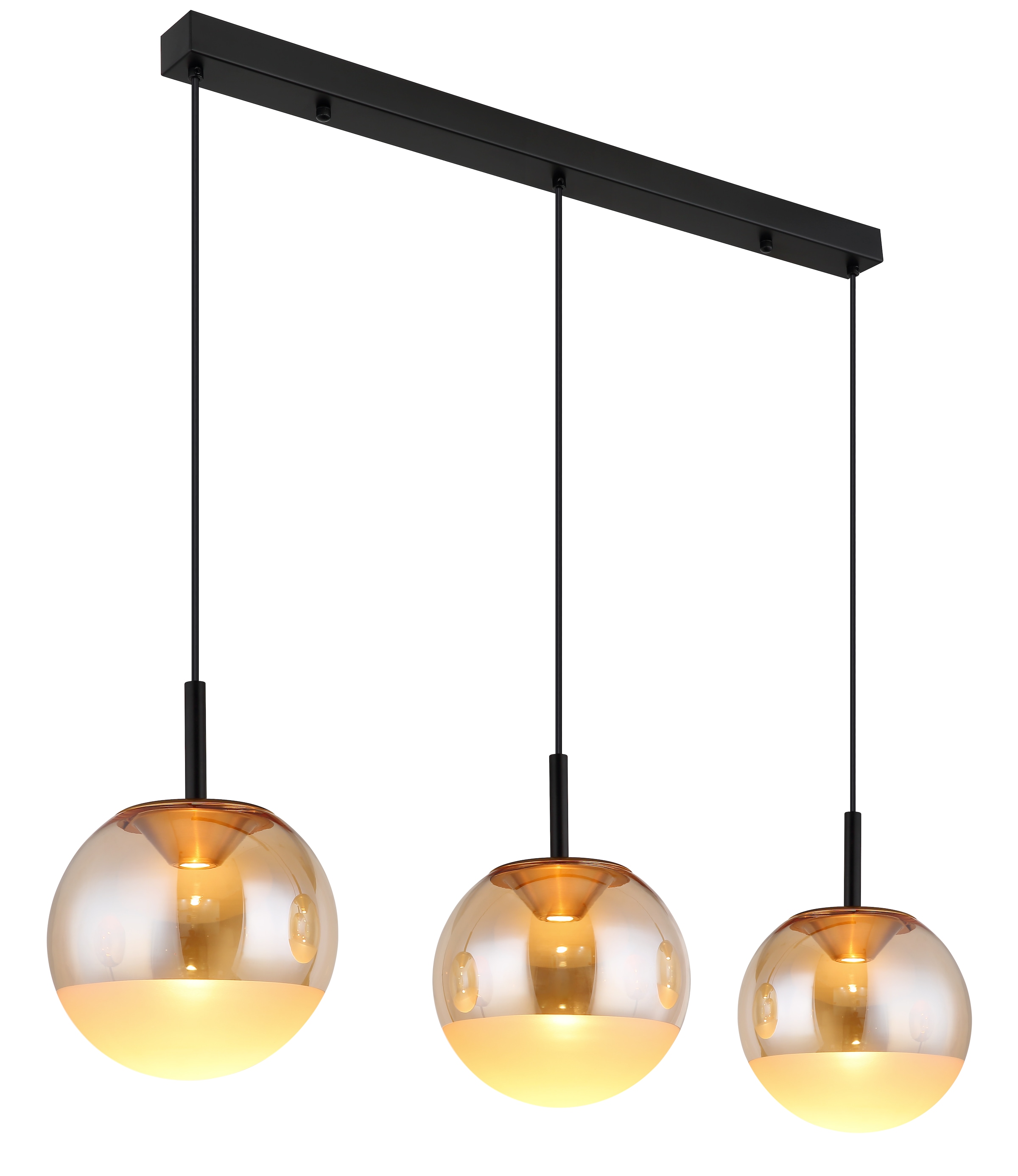 GLOBO LIGHTING Hängeleuchte »SEVERIN« LED-Modul 1 Stk. Warmweiß Hängelampe Esszimmer-Leuchte Esstischleuchte Wohnzimmer