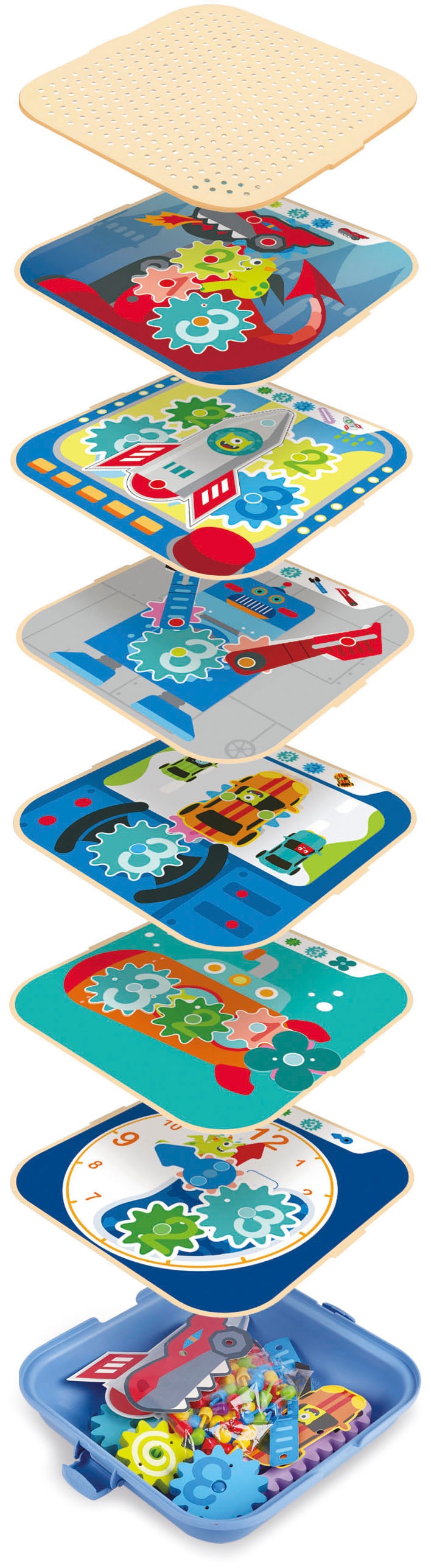 Hape Lernspielzeug »Zahnrad Experimentier-Spielset«