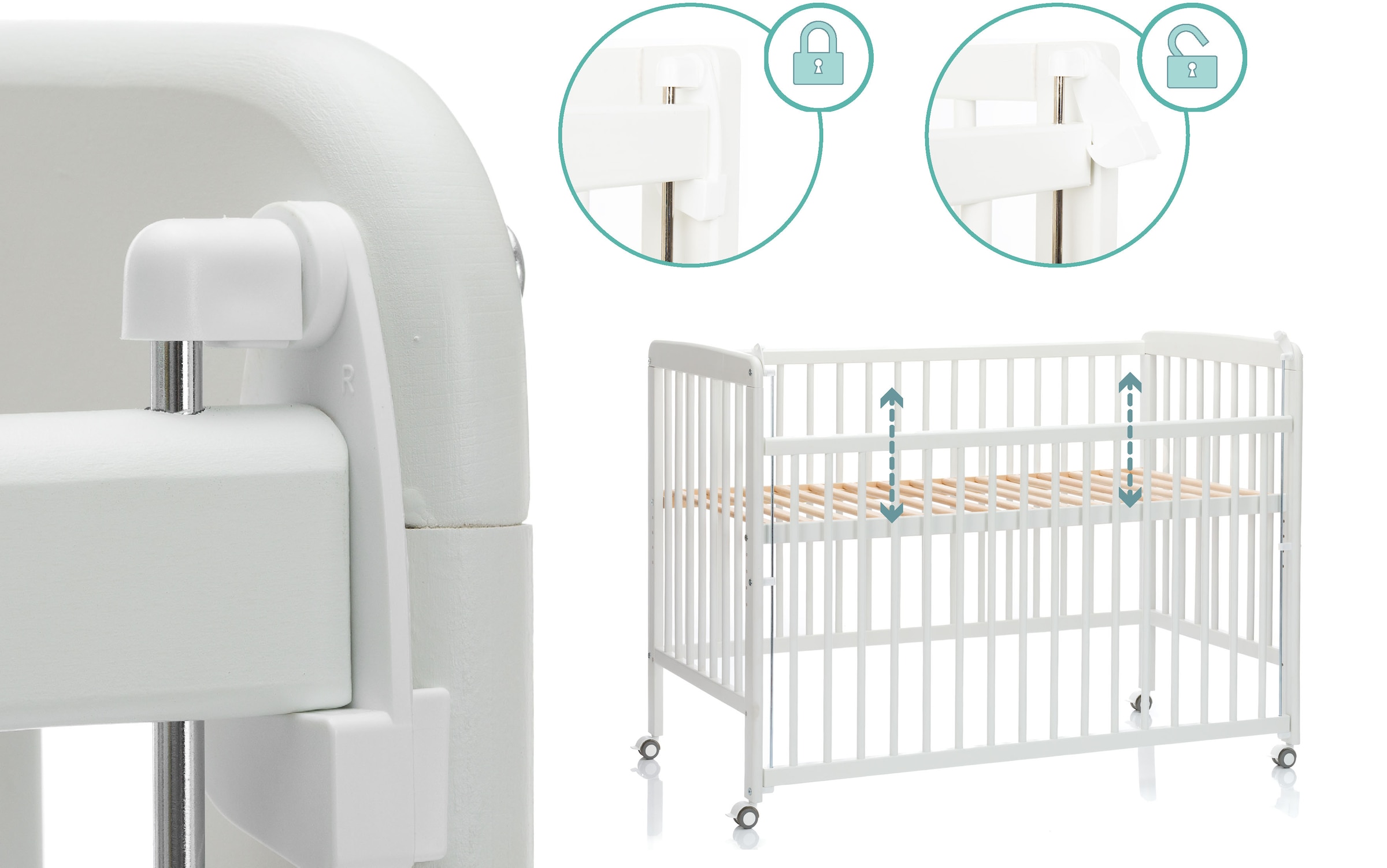 Fillikid Beistellbett »Nena« Made in Europe