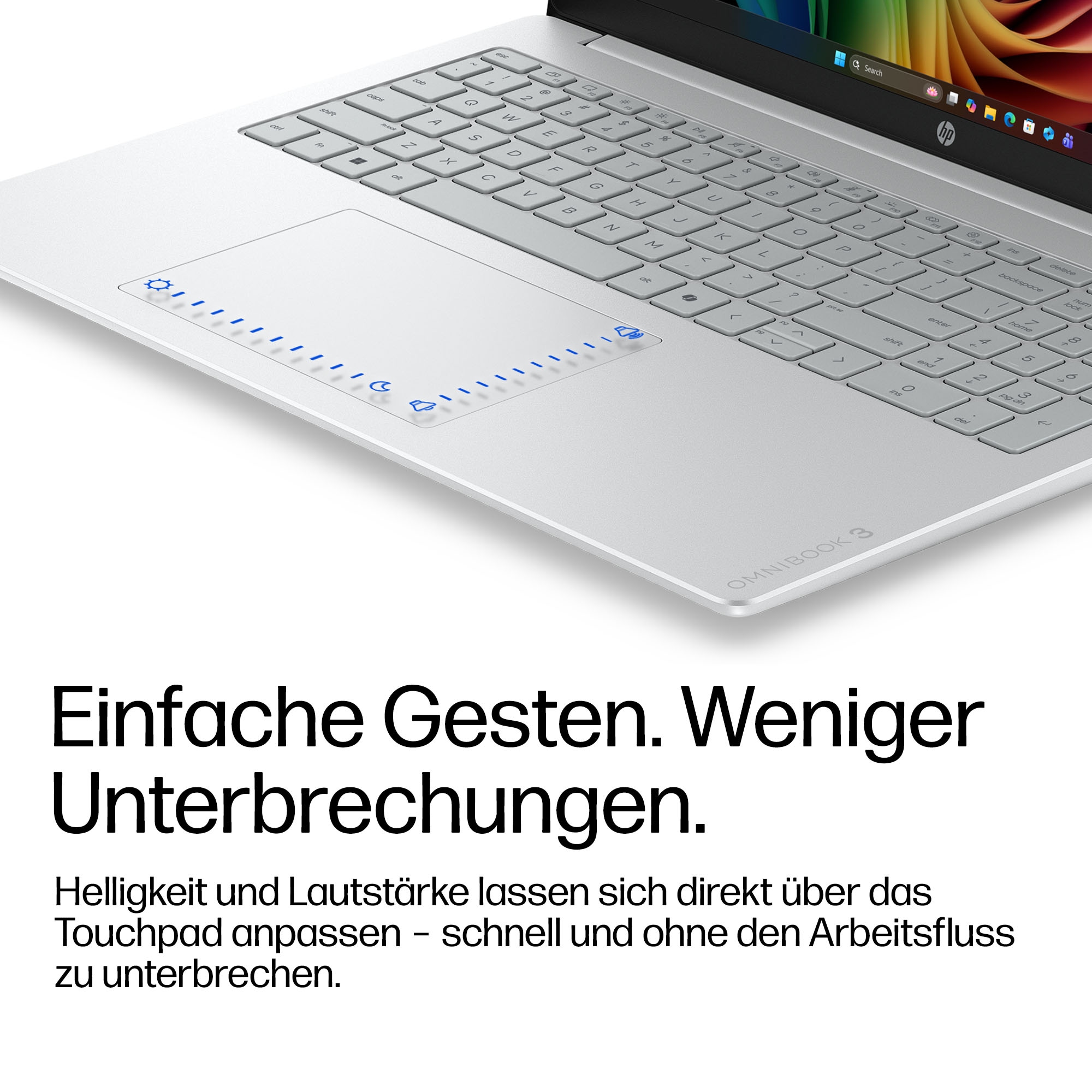 HP Notebook »OmniBook 3 16-bs0050ngx« 40,6 cm / 16 ″ Intel Ultra 5 Intel Graphics 512 GB SSD