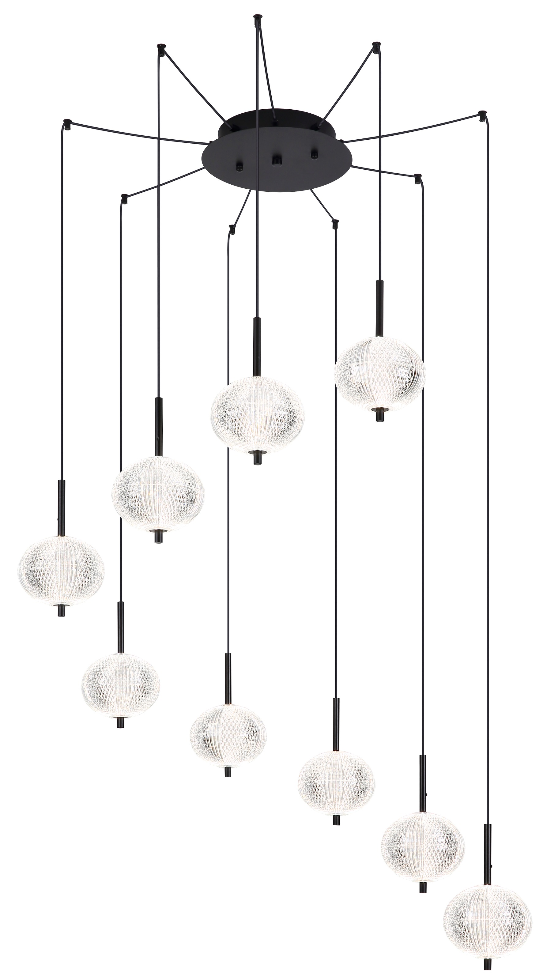 GLOBO LIGHTING LED Pendelleuchte »AIDA«, Leuchtmittel LED-Modul   LED fest günstig online kaufen