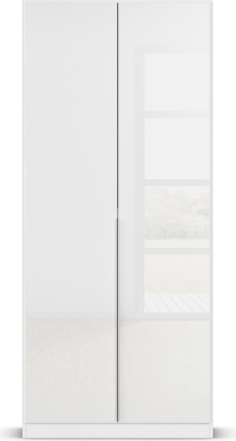 rauch Drehtürenschrank »Kleiderschrank Kleiderschränke Schrank Garderobe AGORDO mit Glasfront«, (in zwei Griff-Farben), durchdachte Innenausstattung, in 6 Breiten und 2 Höhen MADE IN GERMANY