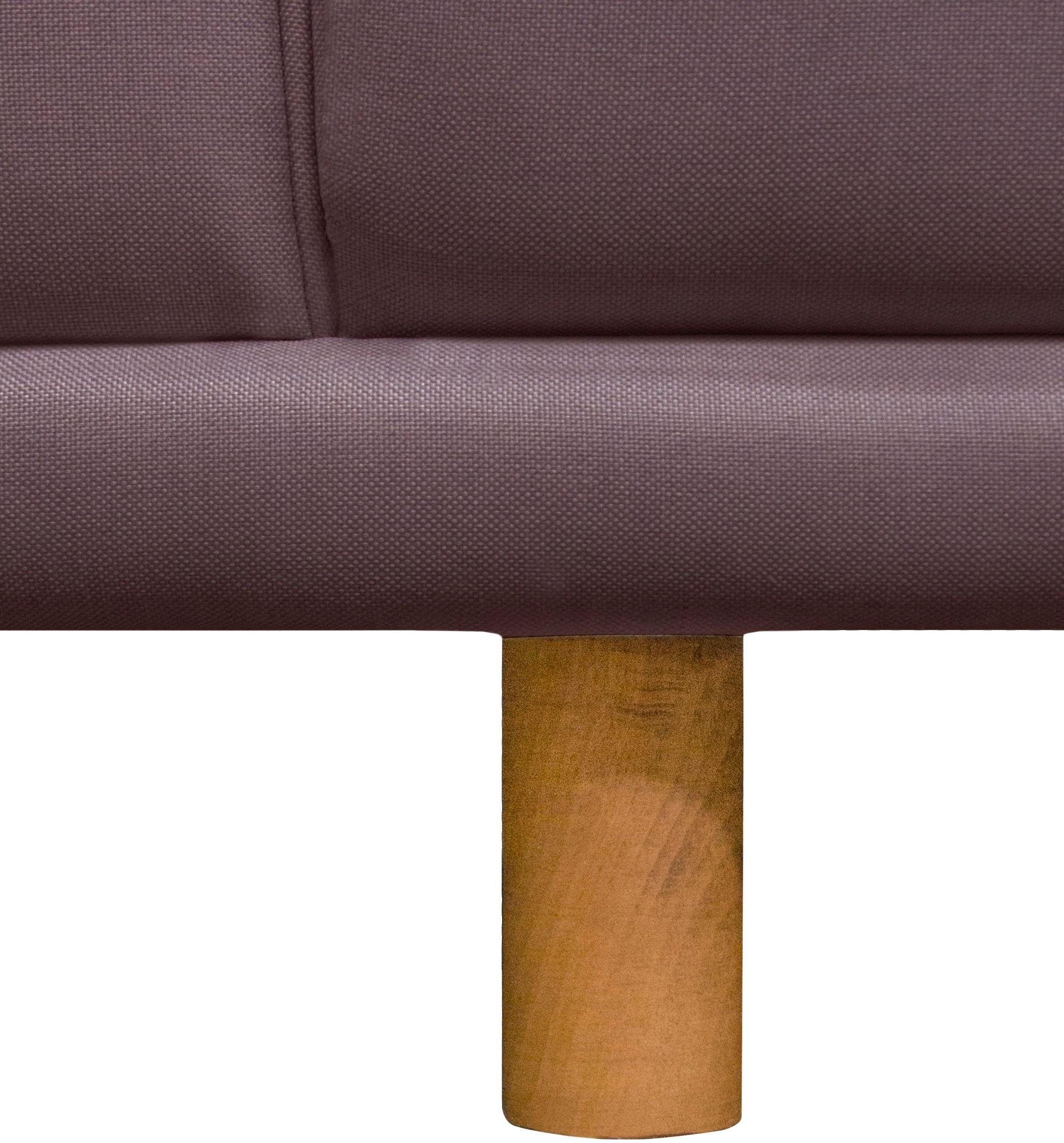 andas Ecksofa »Maroon L-Form«, in skandinavischem Design, mit losen Kissen