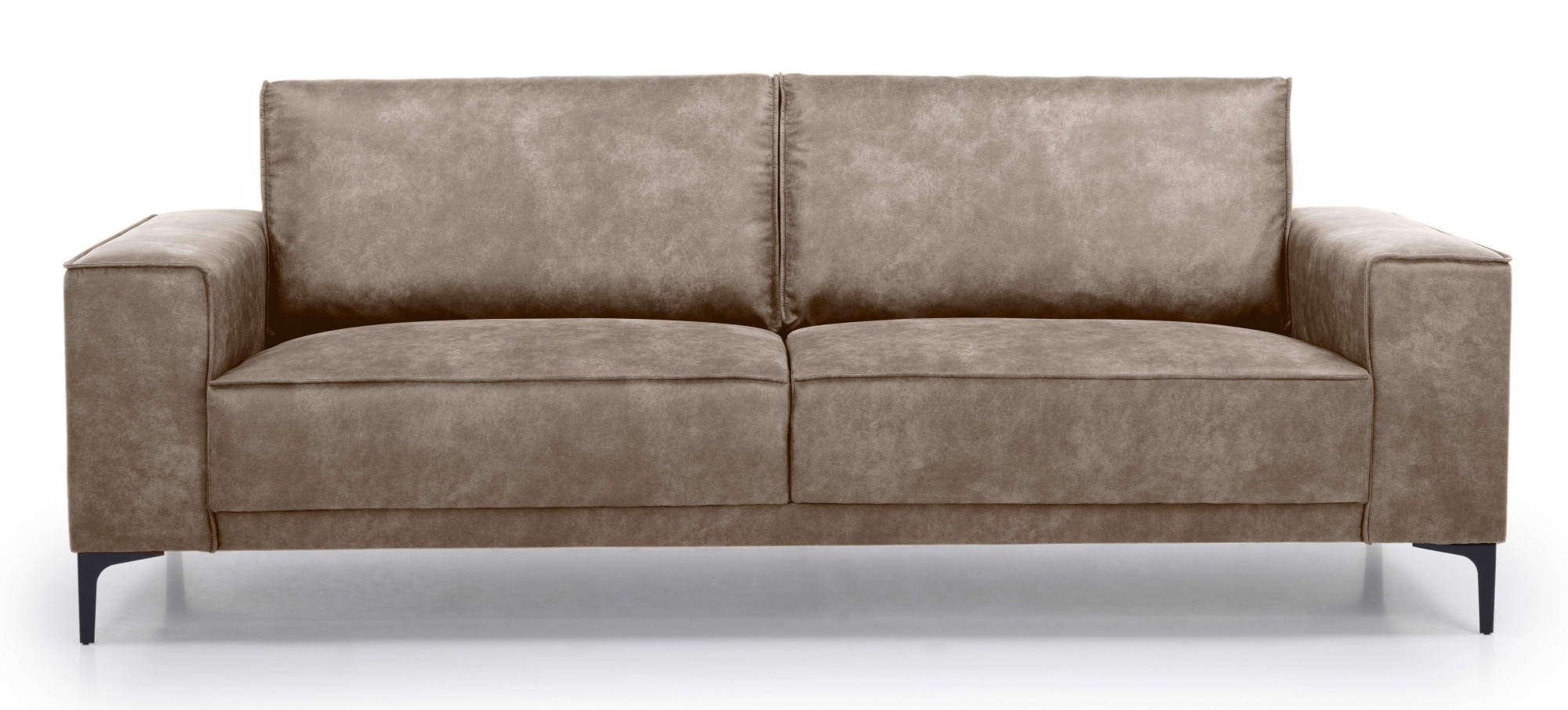 PLACES OF STYLE 3-Sitzer »3er Sofa Oland, Struktur, Flachgewebe, Luxus-Micr günstig online kaufen