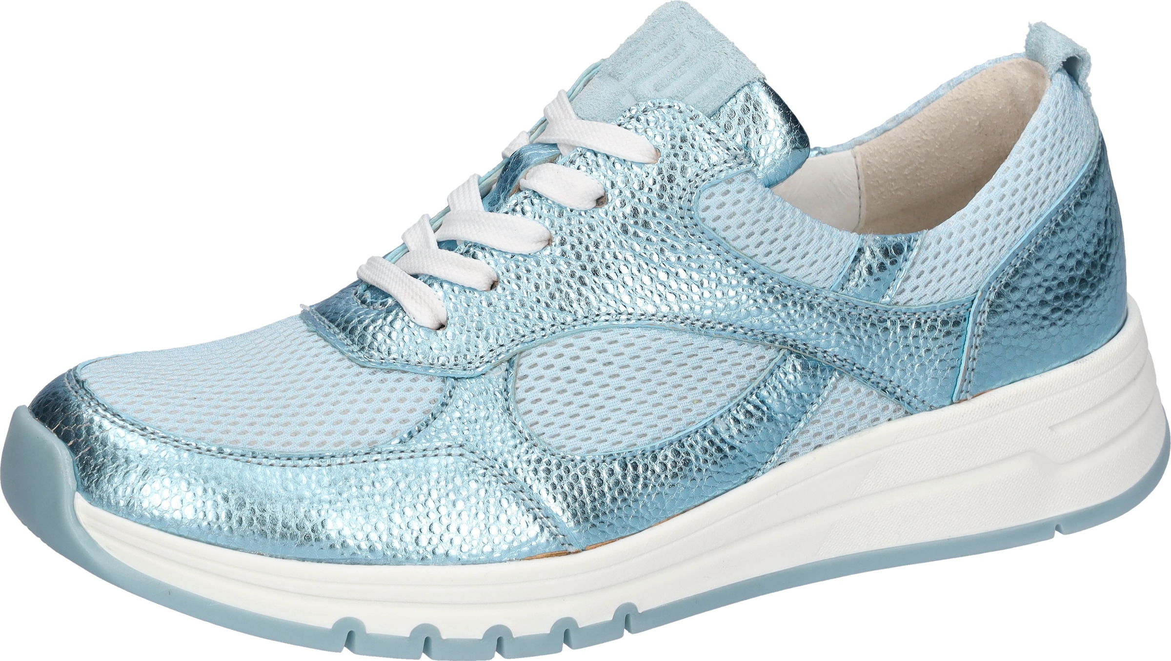 Waldläufer Sneaker  Halbschuh, Schnürschuh, Freizeitsneaker mit weichem Schaftrand